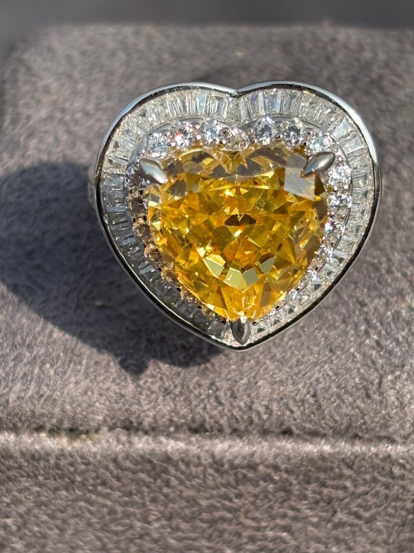 Pure Silver Heart Ring