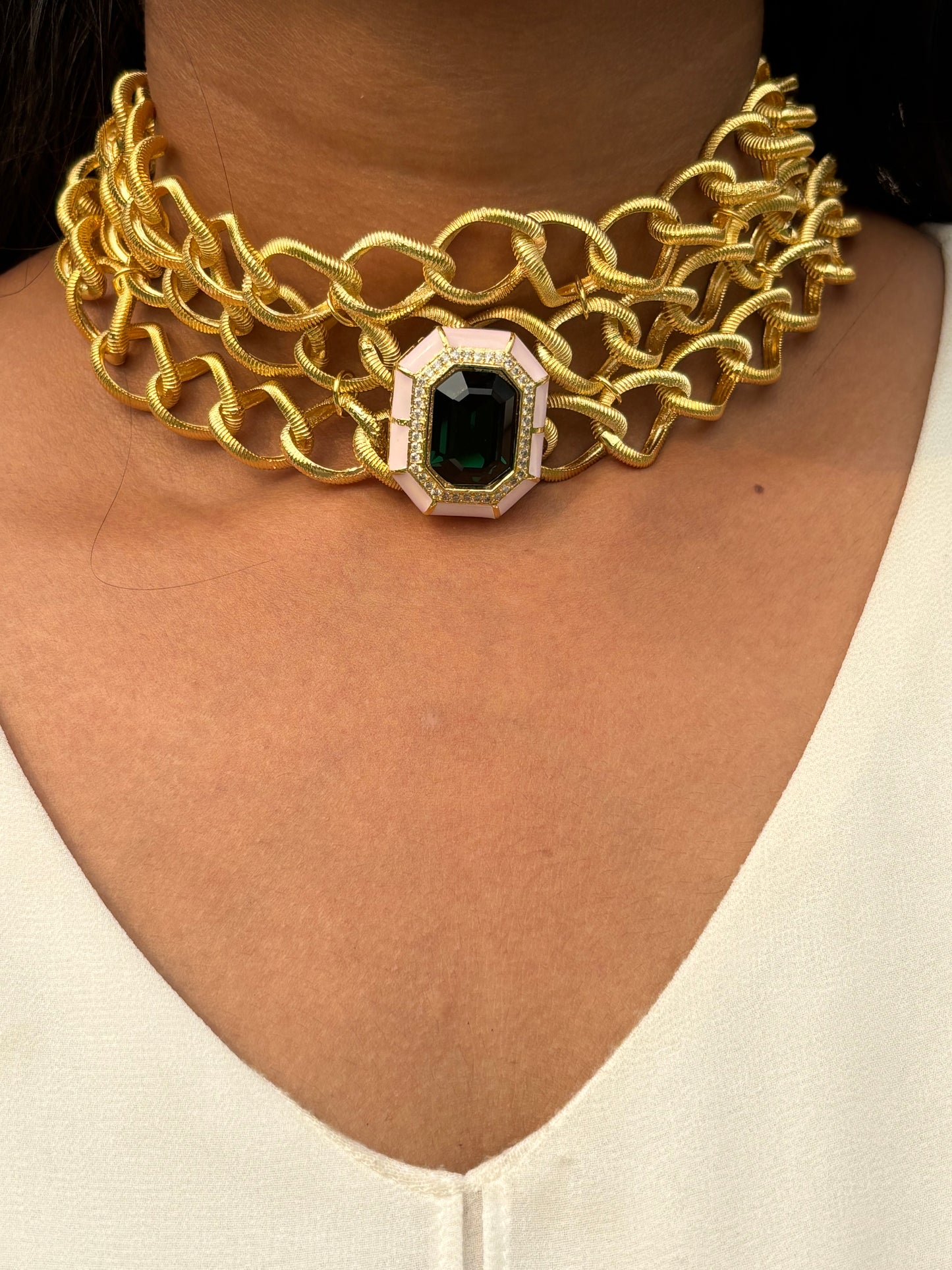 Niharika Swarovski Choker