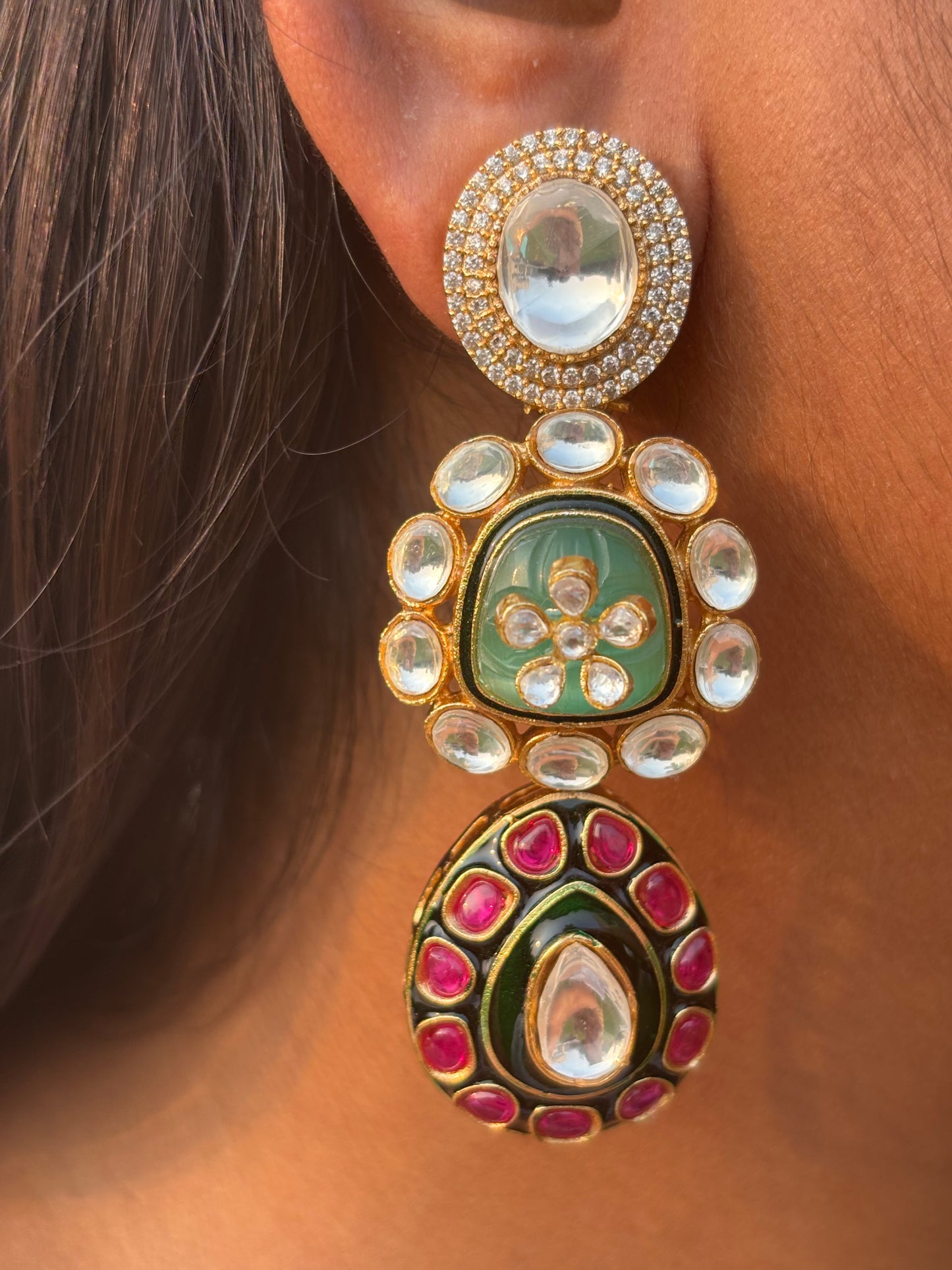 Vanya Polki Earrings