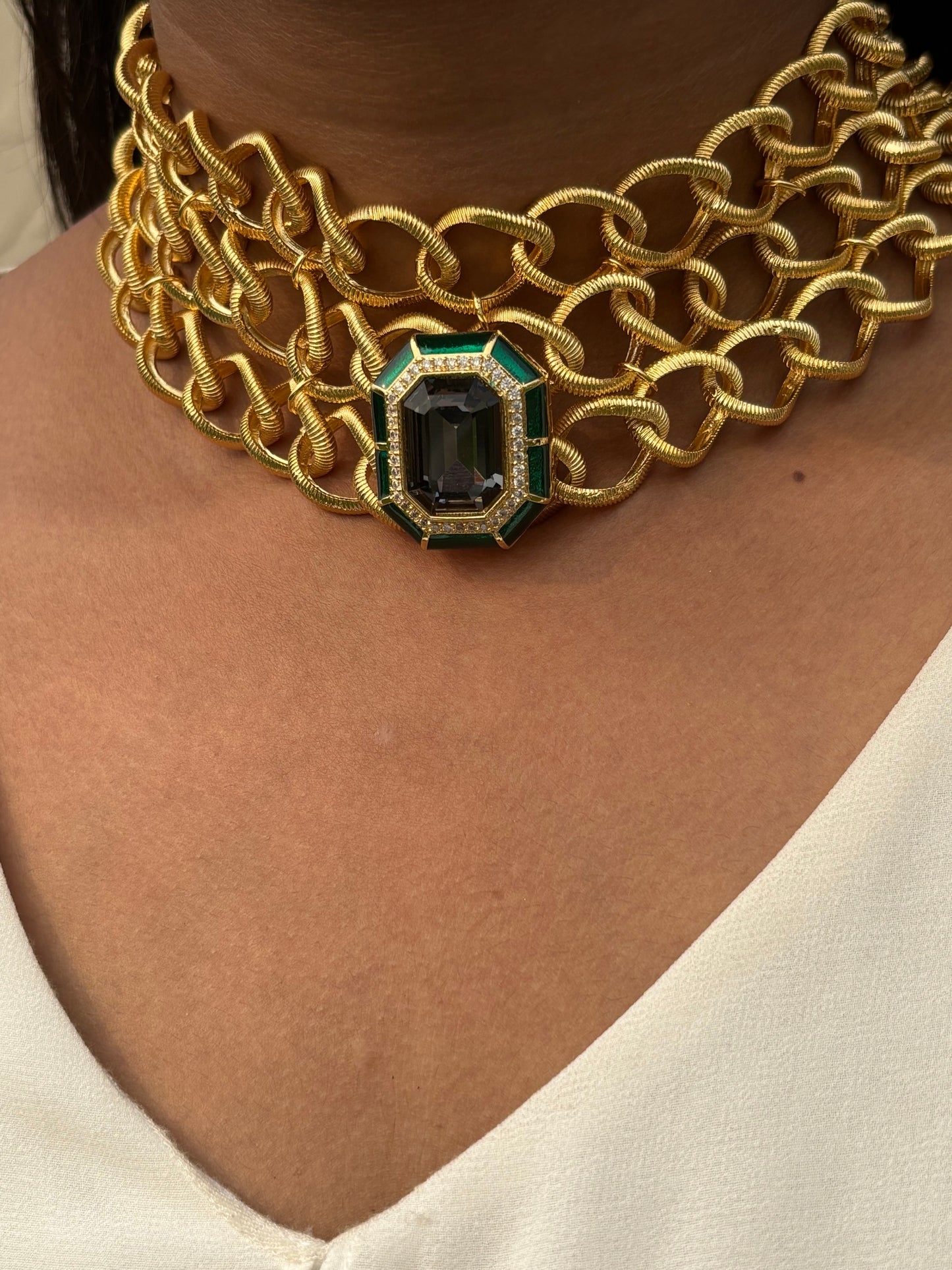 Niharika Swarovski Choker