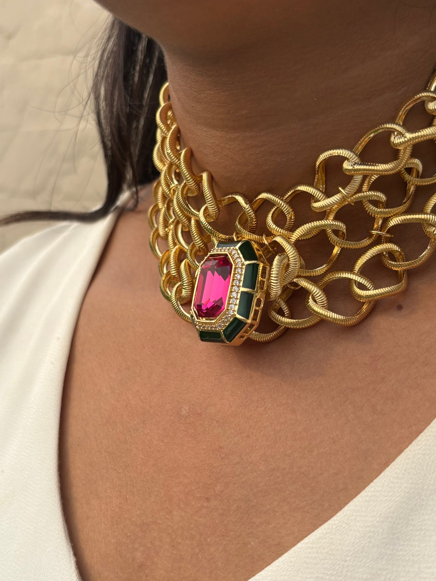 Niharika Swarovski Choker