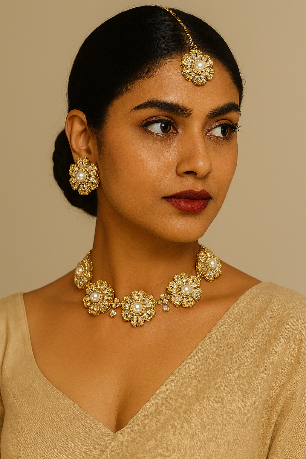 Heer Floral Choker