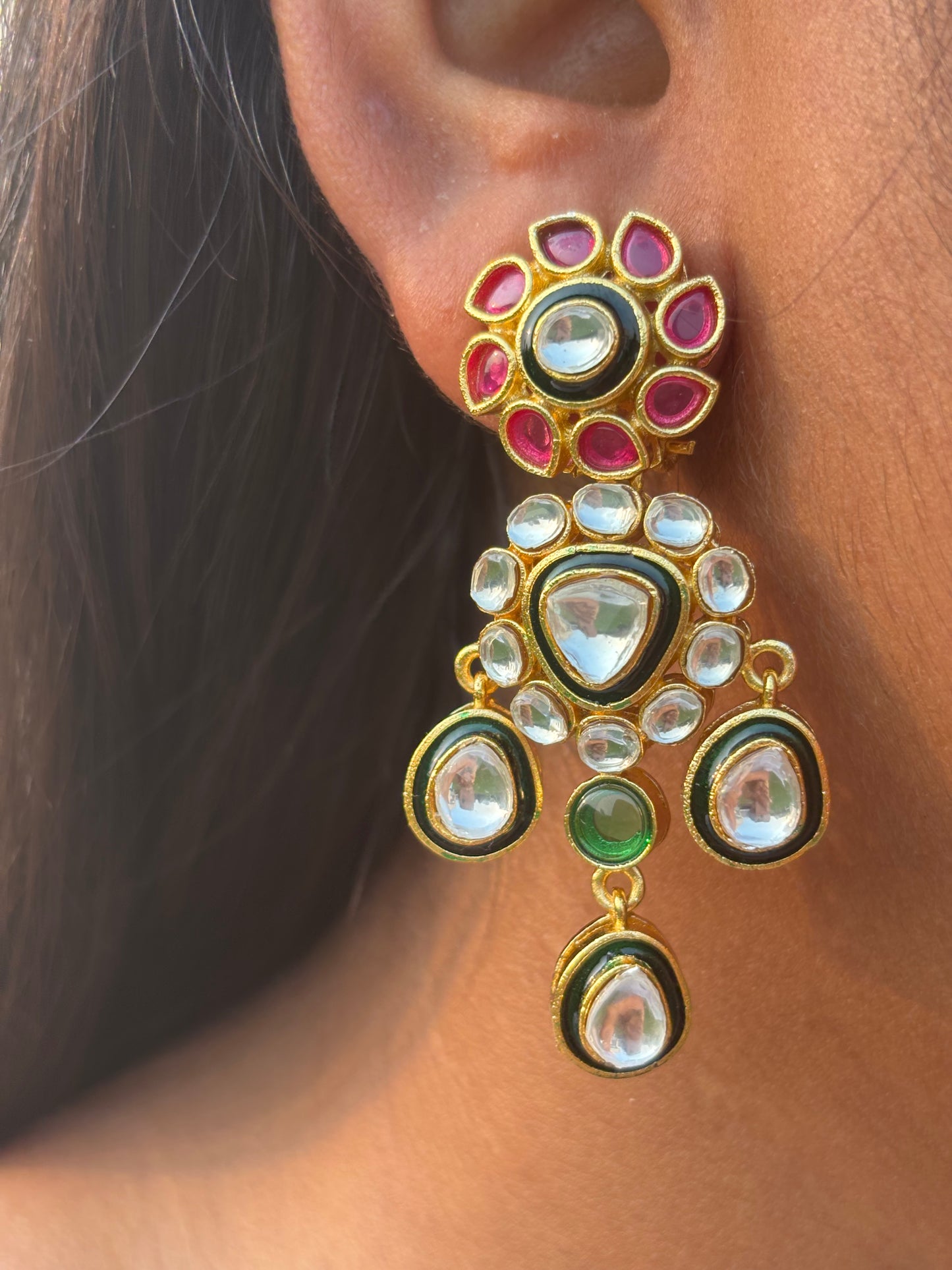 Midriti Polki Earrings