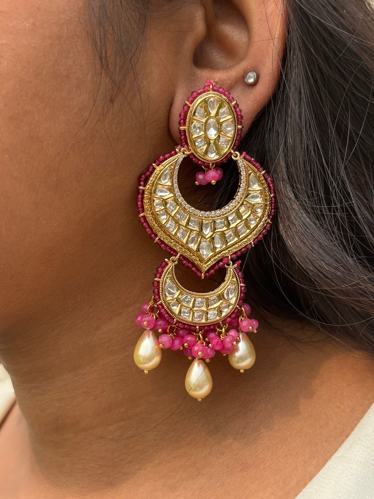 Rubina Kundan Earrings