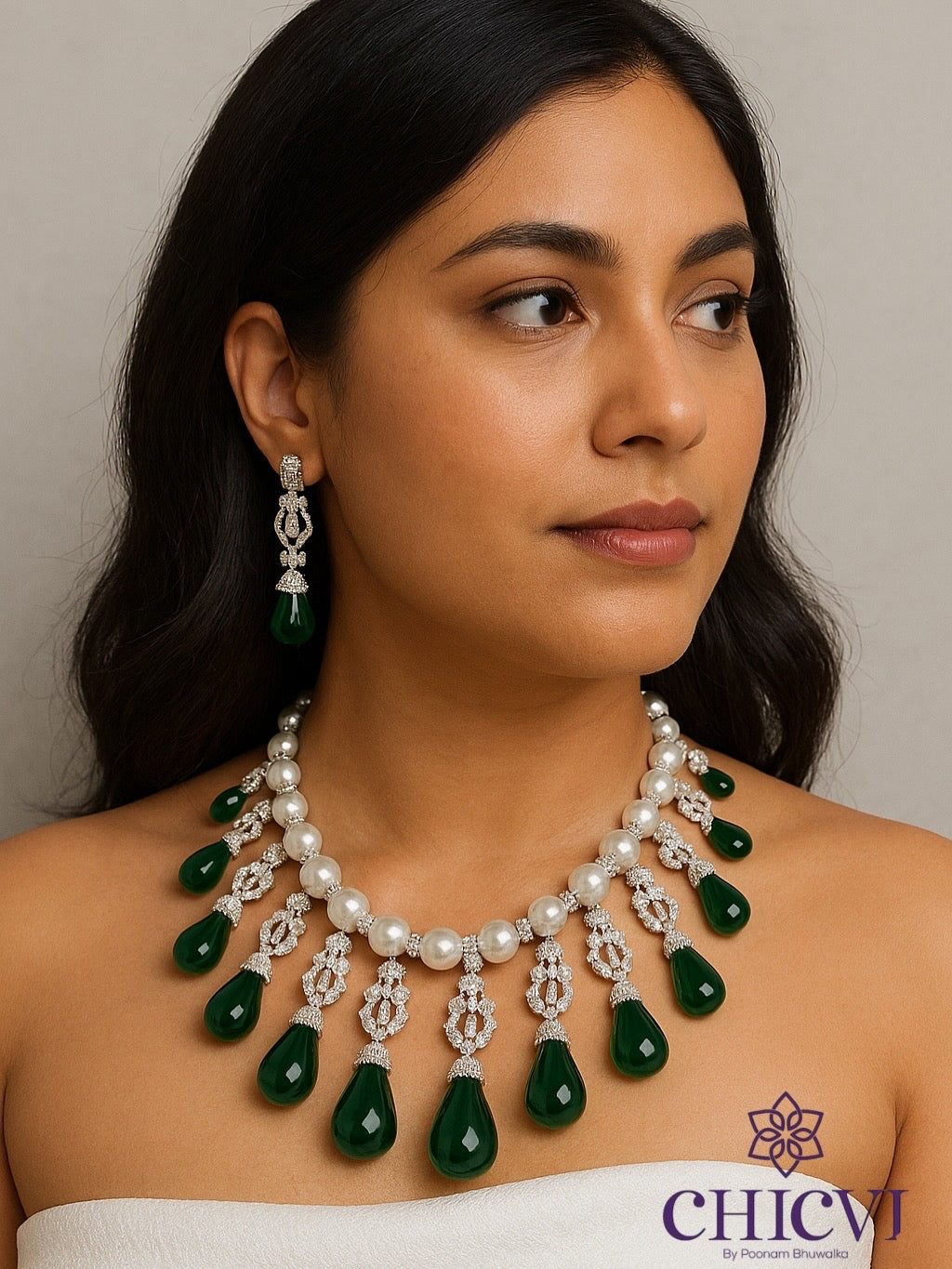 Piyush Emerald Necklace