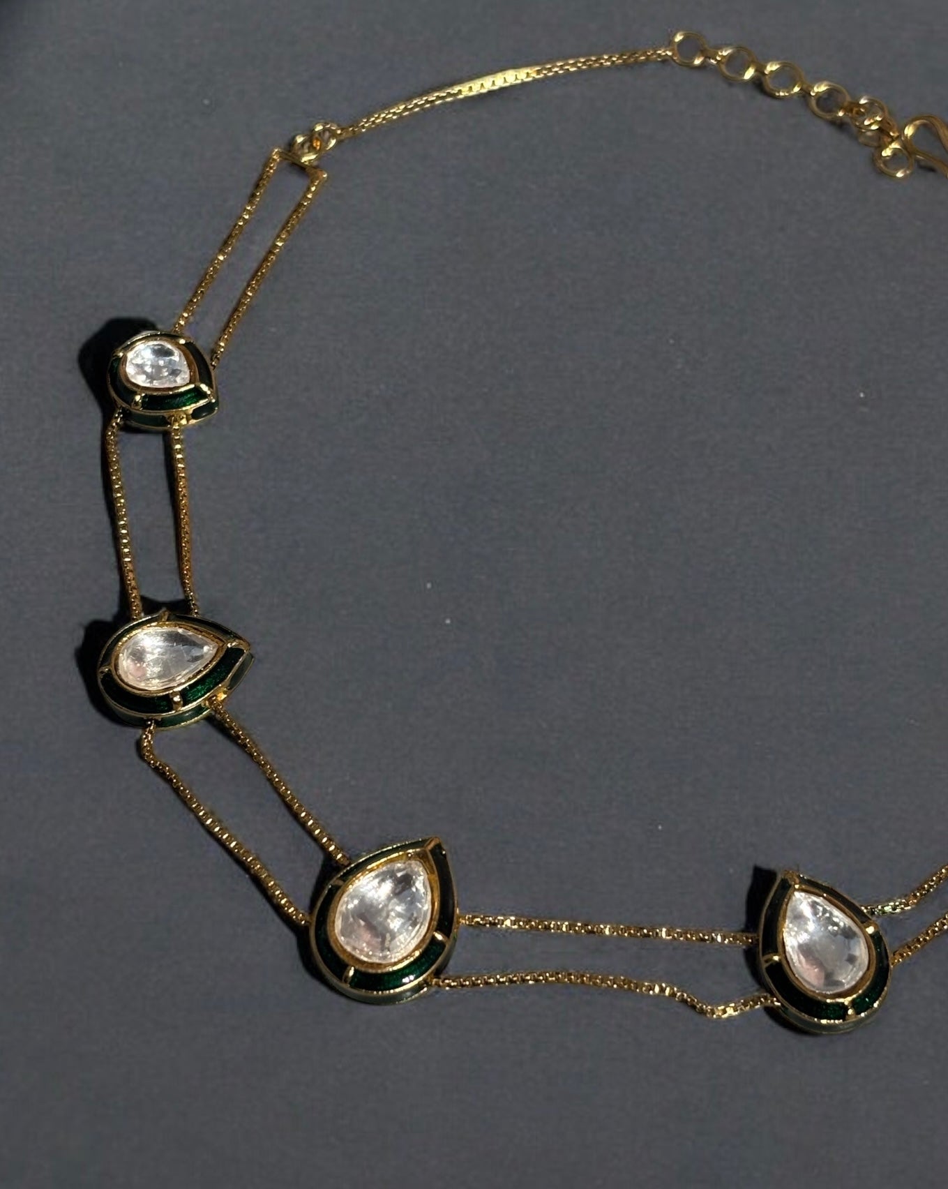 Adweta Minimal Polki Necklace