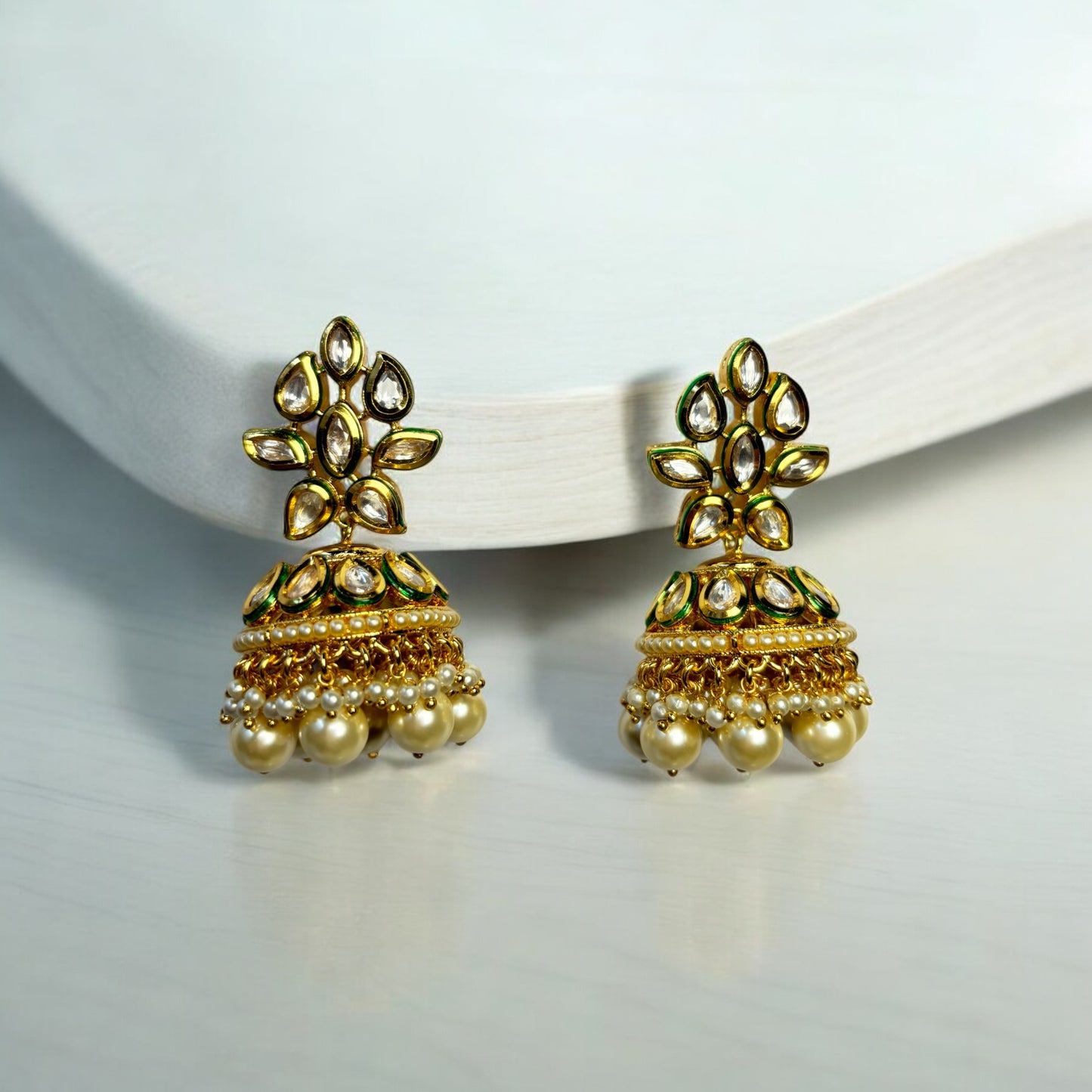 Gold Florant Jhumka