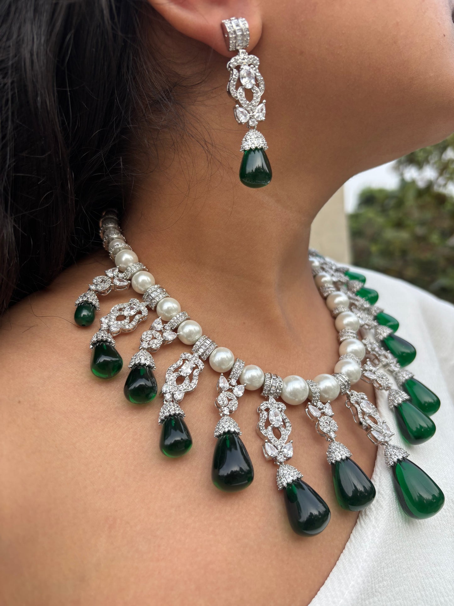 Piyush Emerald Necklace