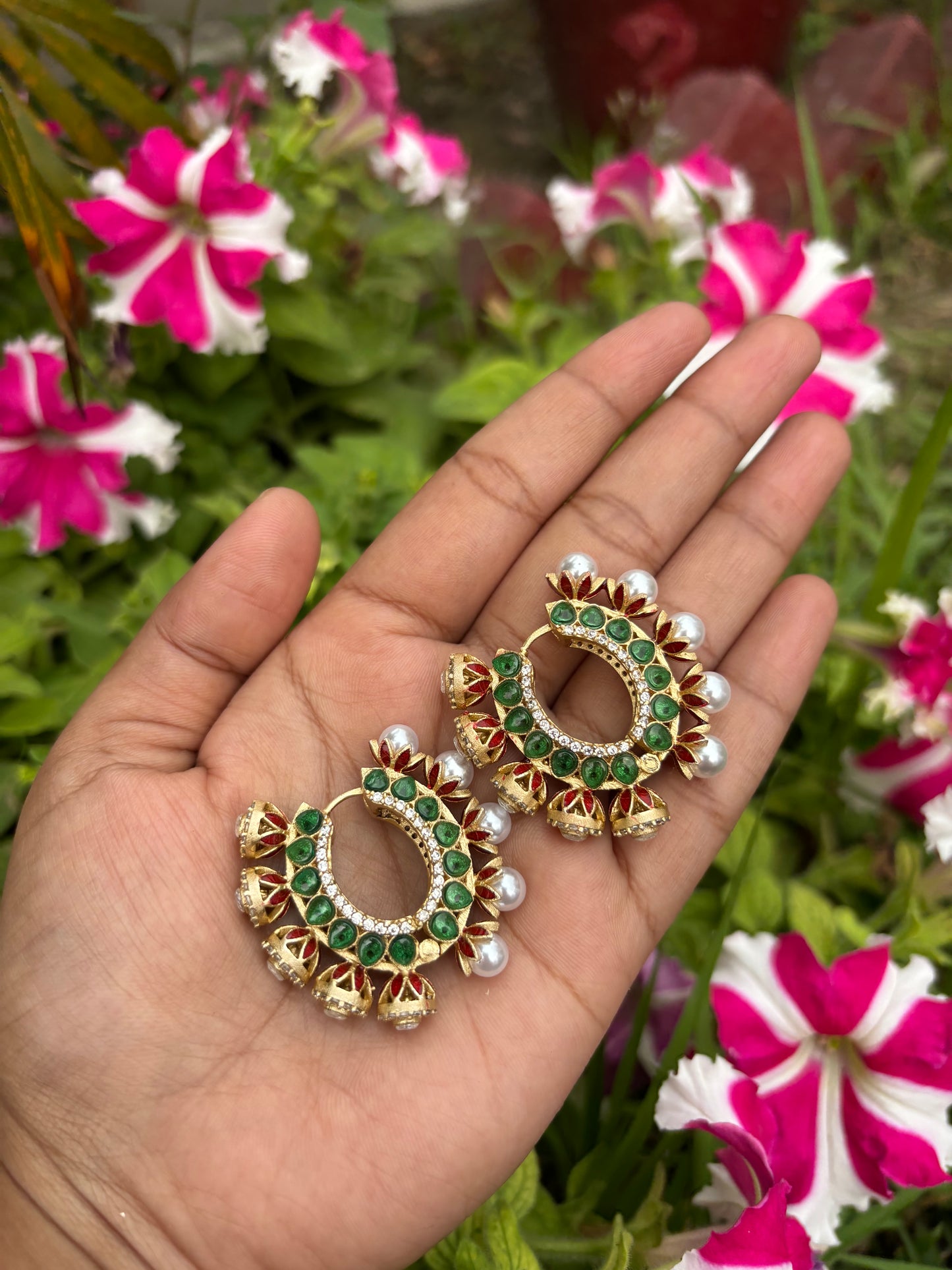 PEARL POLKI SIZA HOOPS
