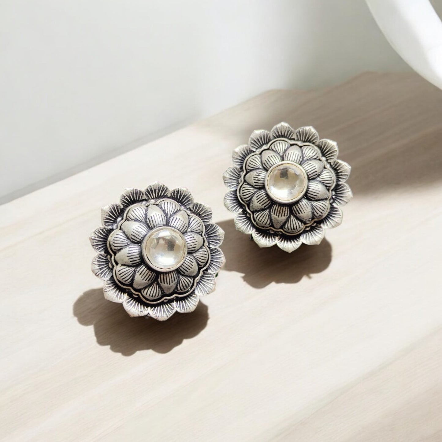 Victorian floral Studs