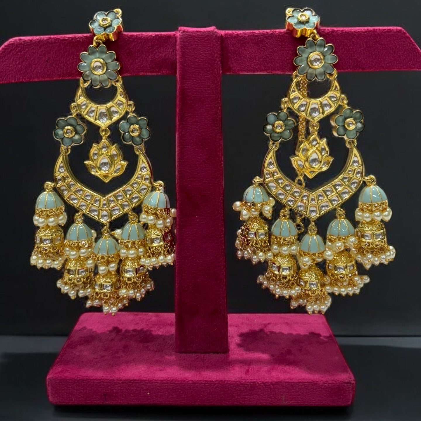 Manya Kundan Earrings