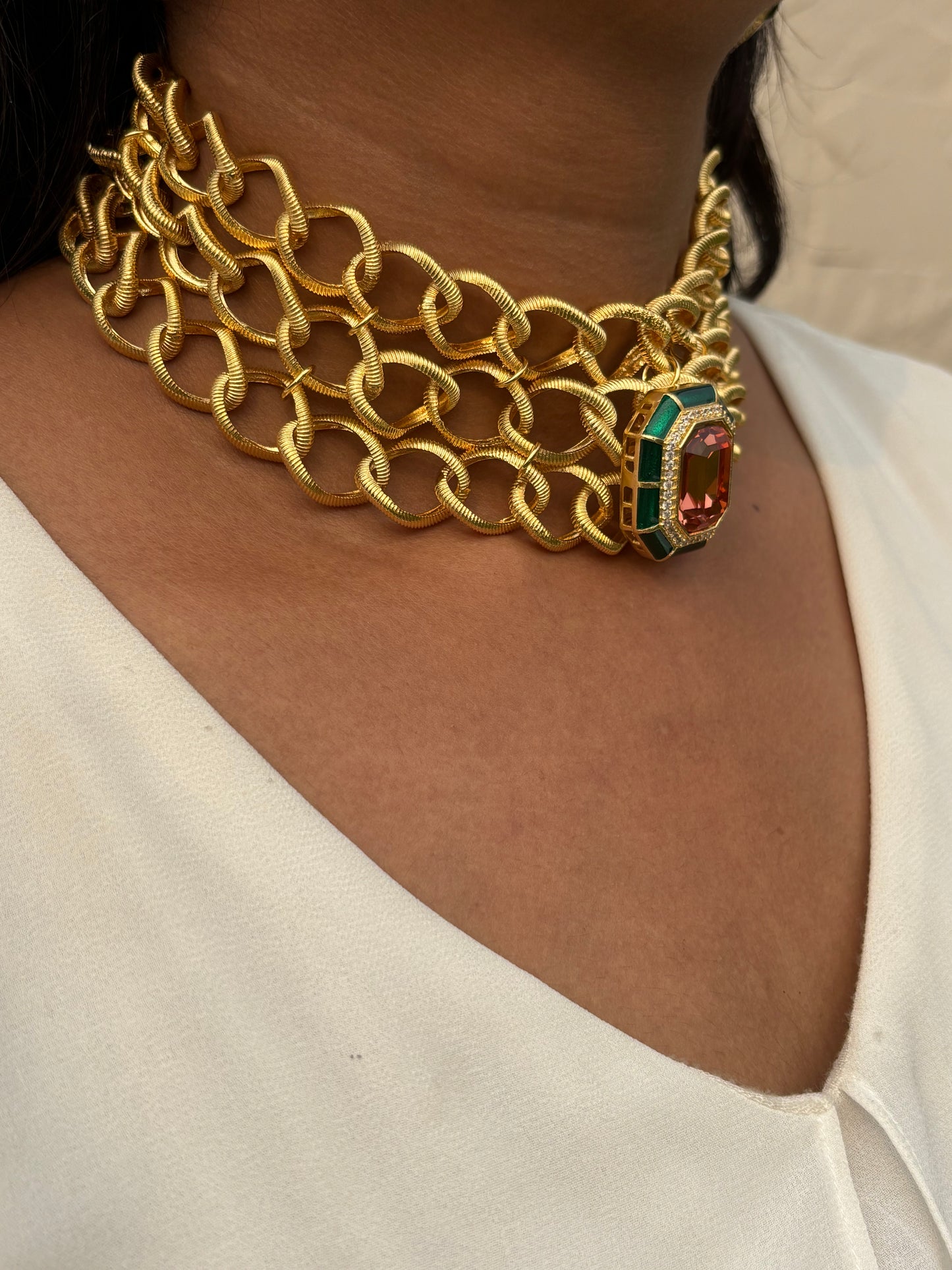 Niharika Swarovski Choker