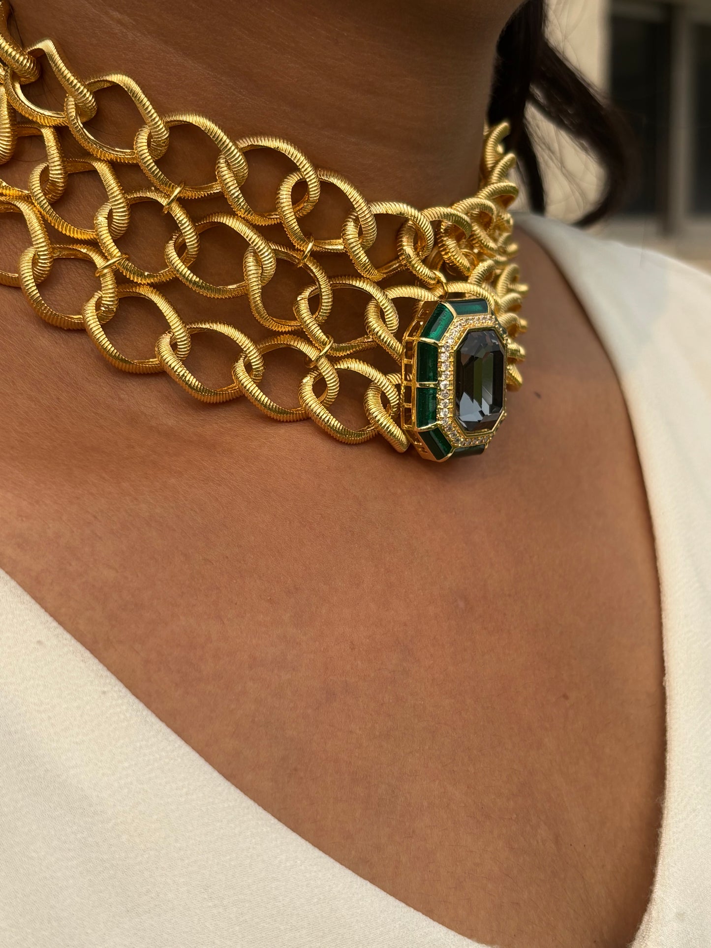 Niharika Swarovski Choker