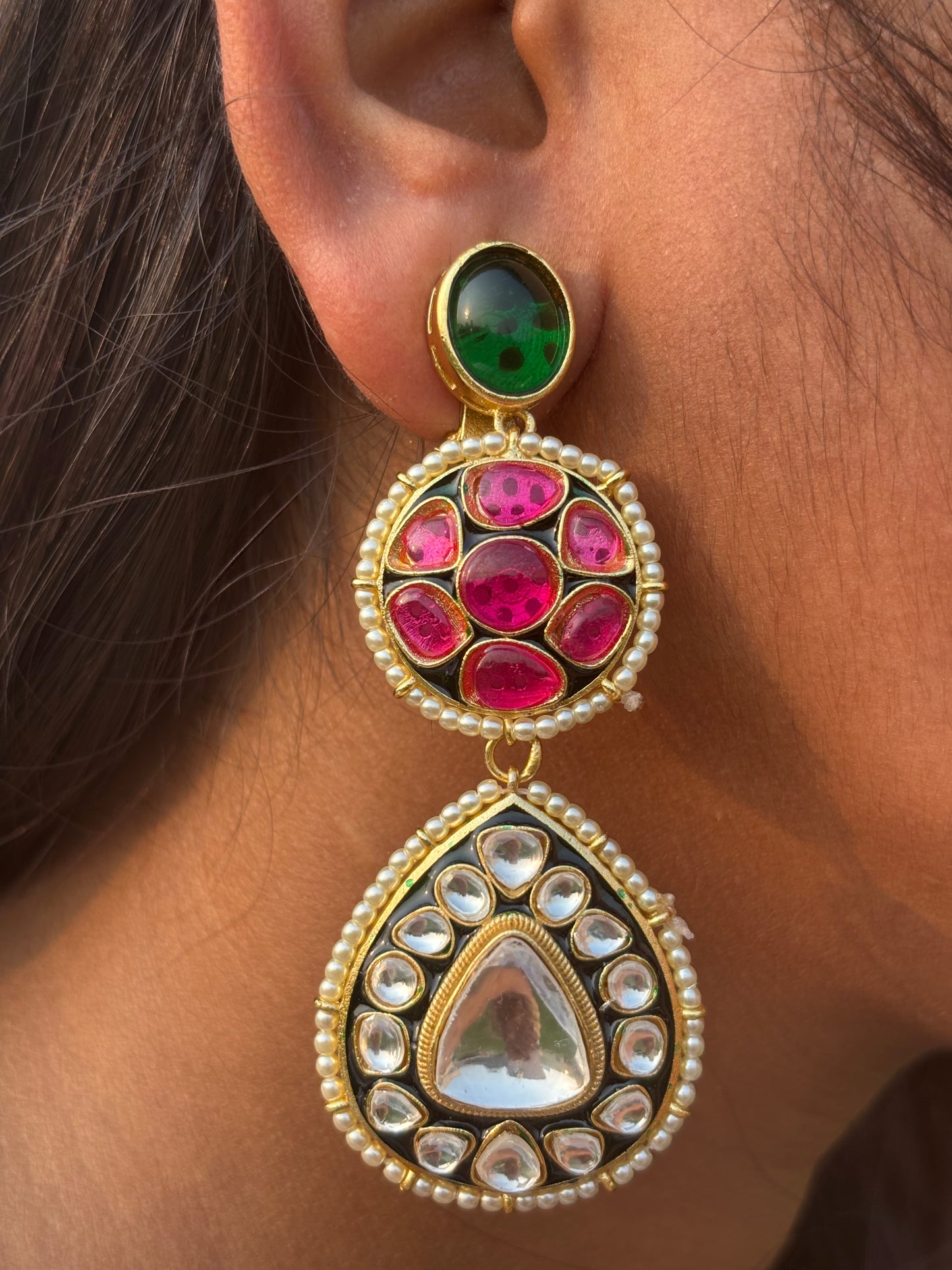 Anishka Polki Earrings