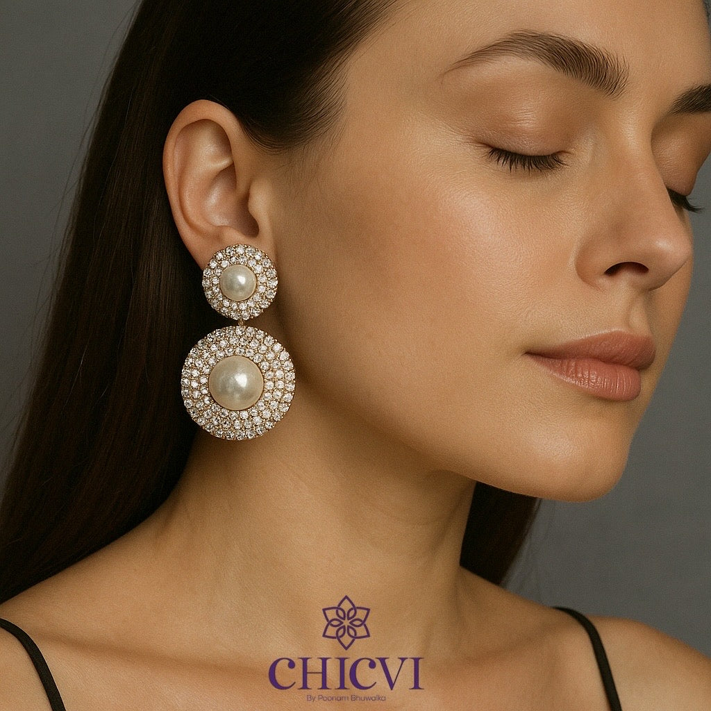 Shyla Double Round Earrings