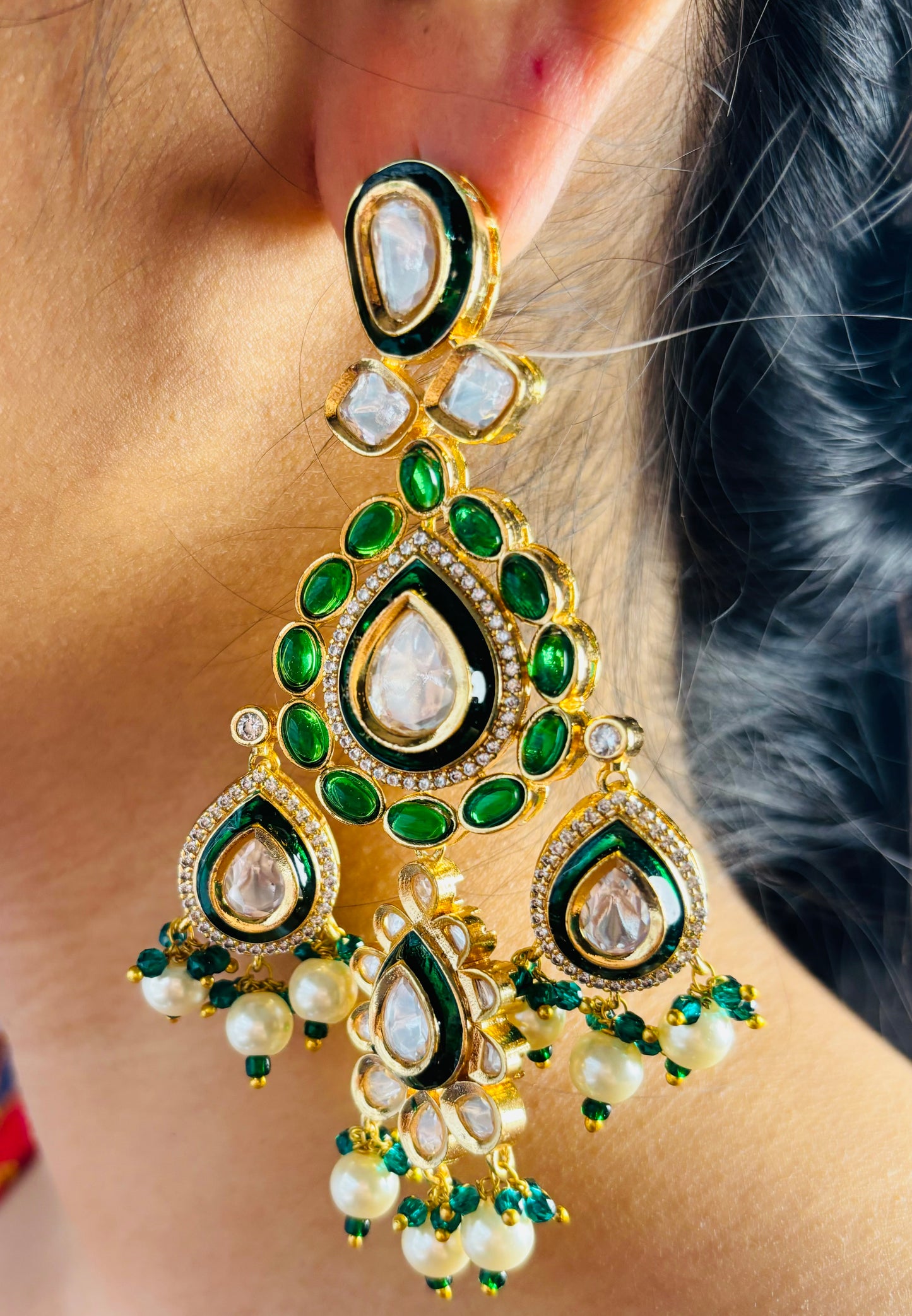 Mystic Polki Earrings
