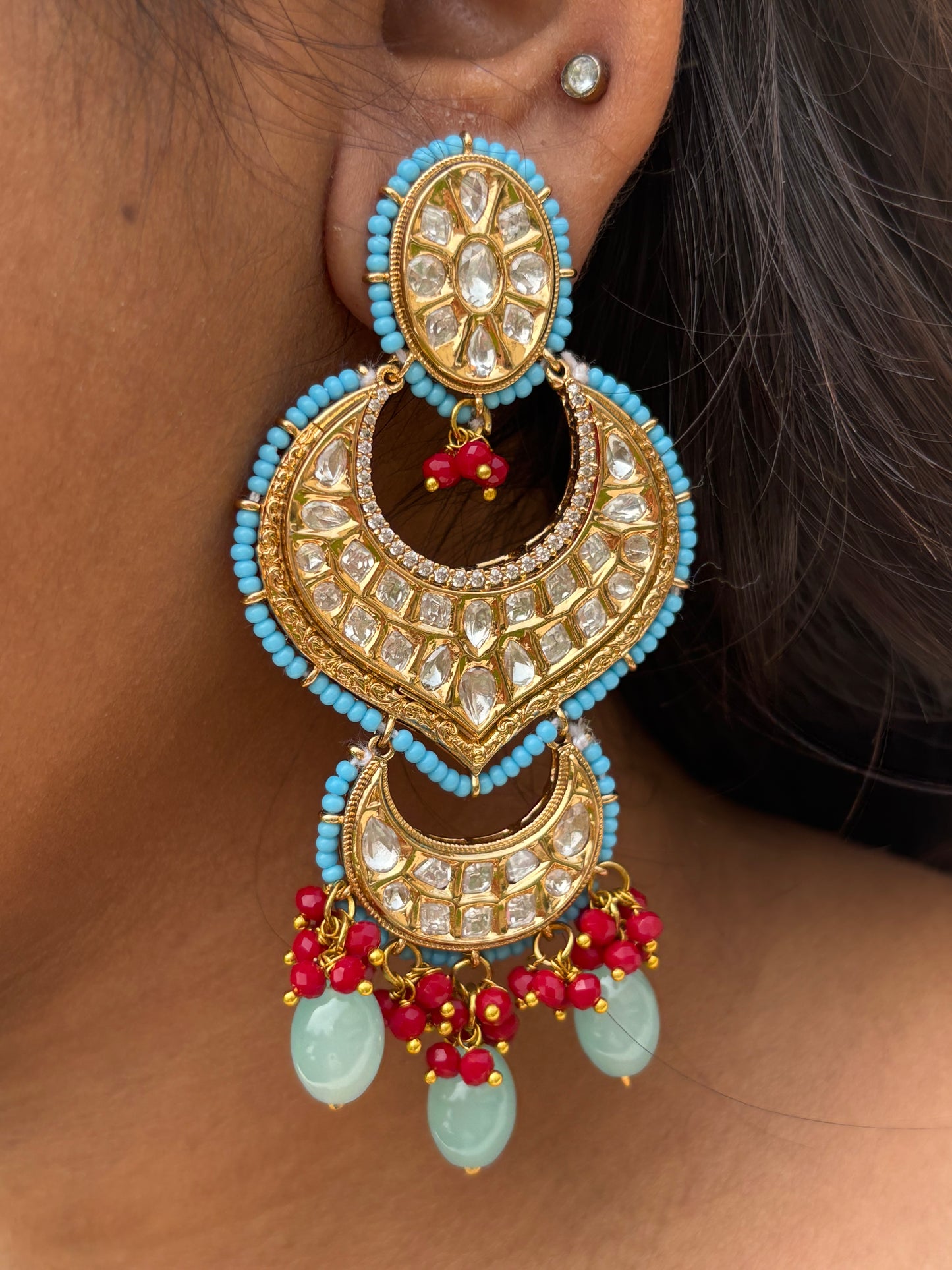 Rubina Kundan Earrings