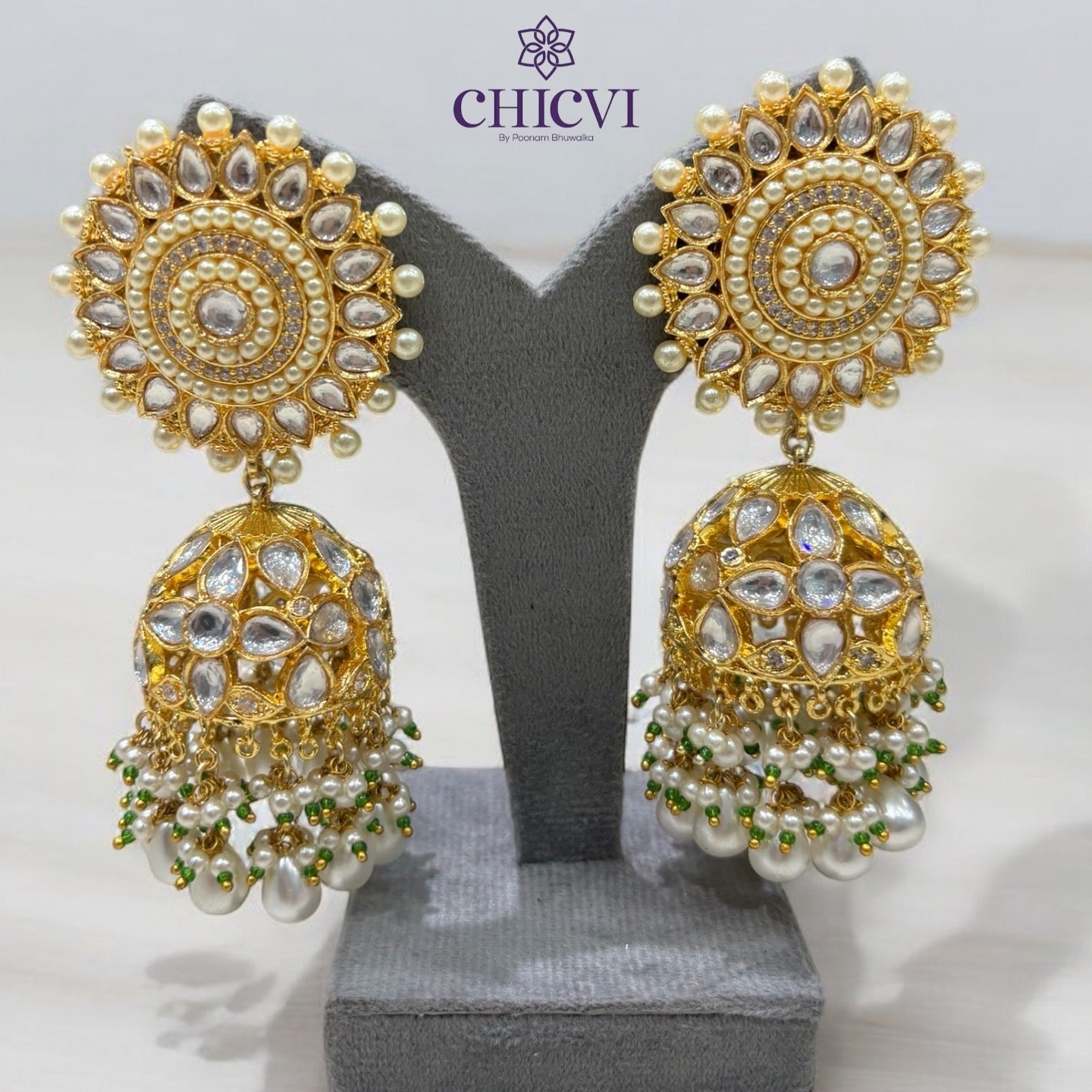 Gauri Pearl Jhumka