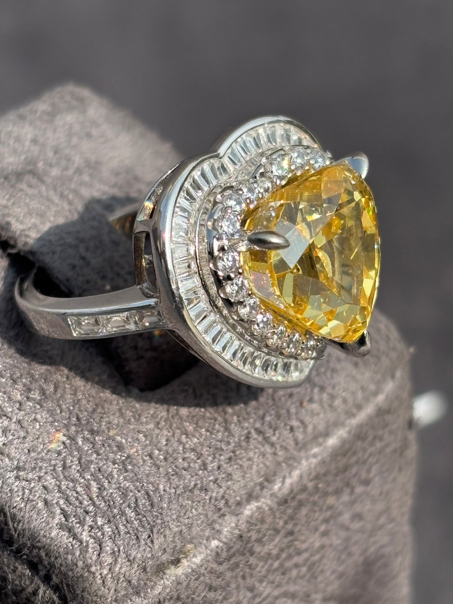 Pure Silver Heart Ring