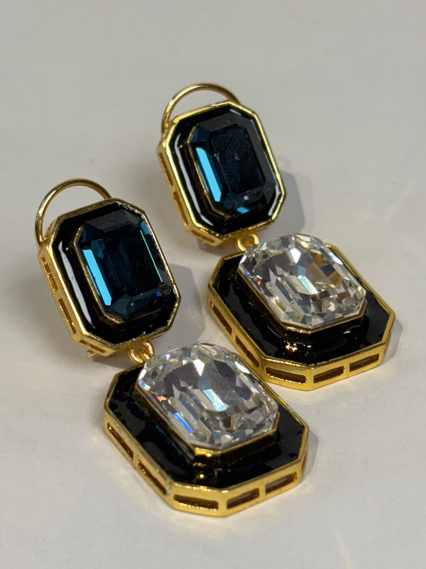 Doublet Crystal Earring