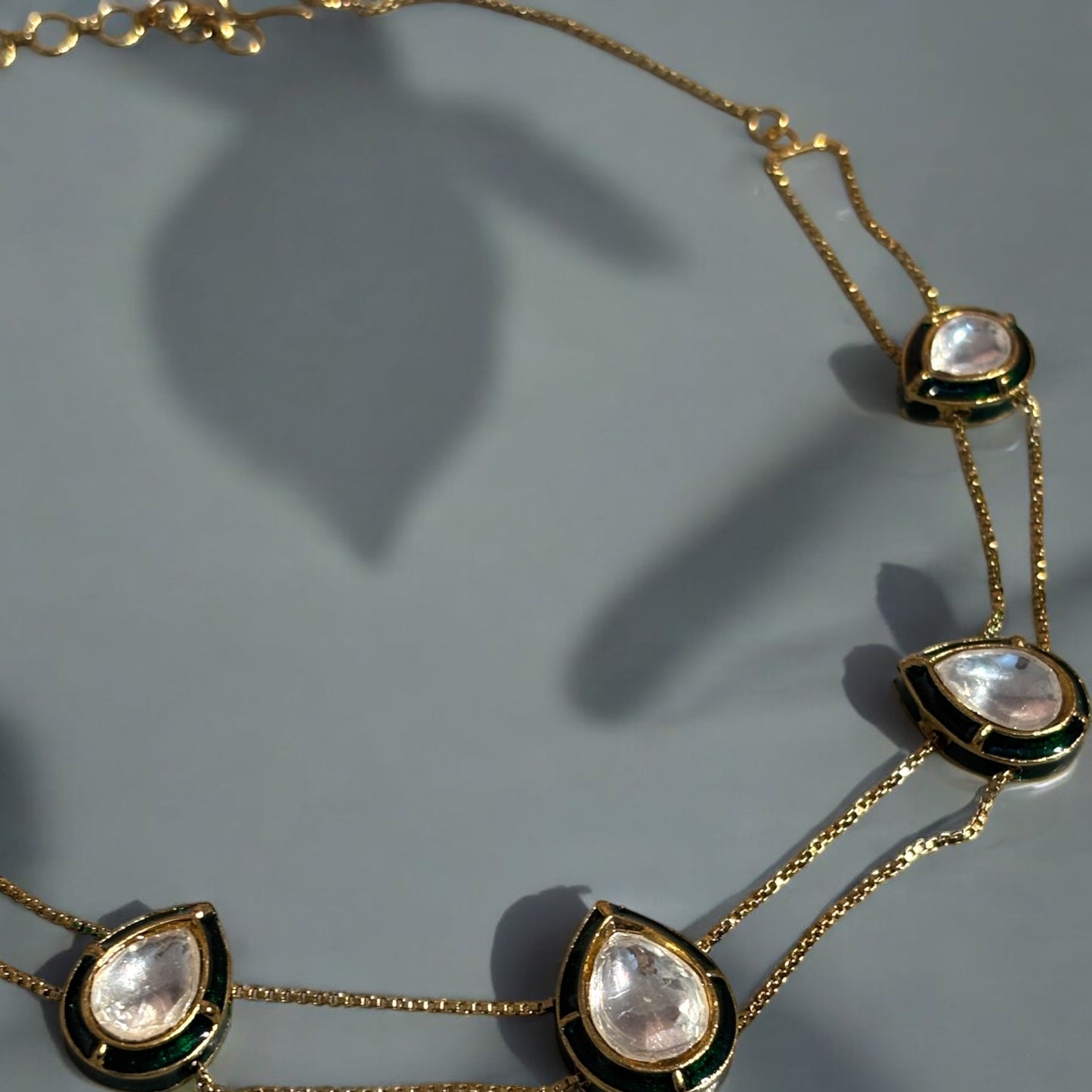 Adweta Minimal Polki Necklace
