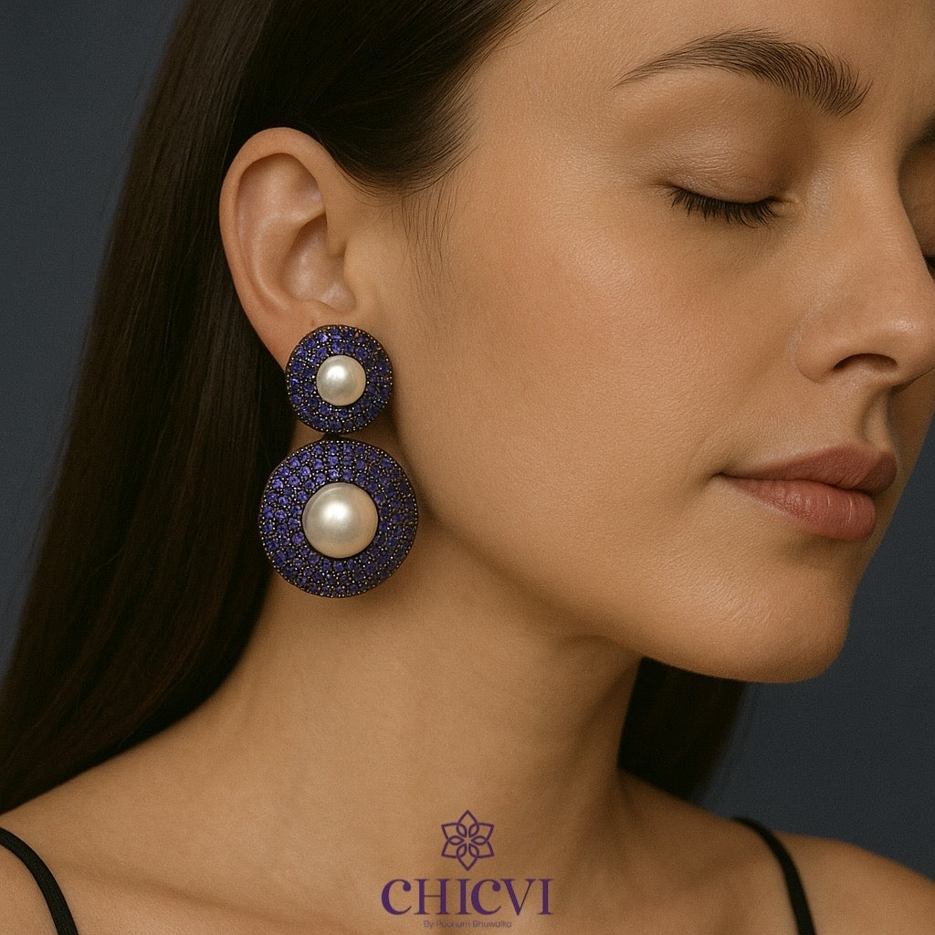 Shyla Double Round Earrings