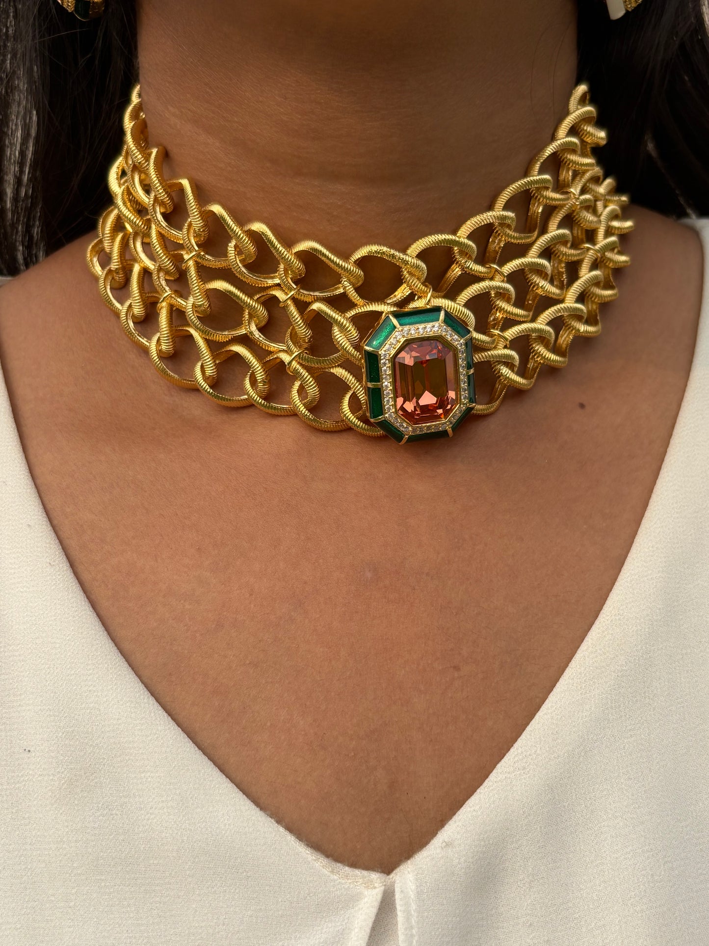 Niharika Swarovski Choker