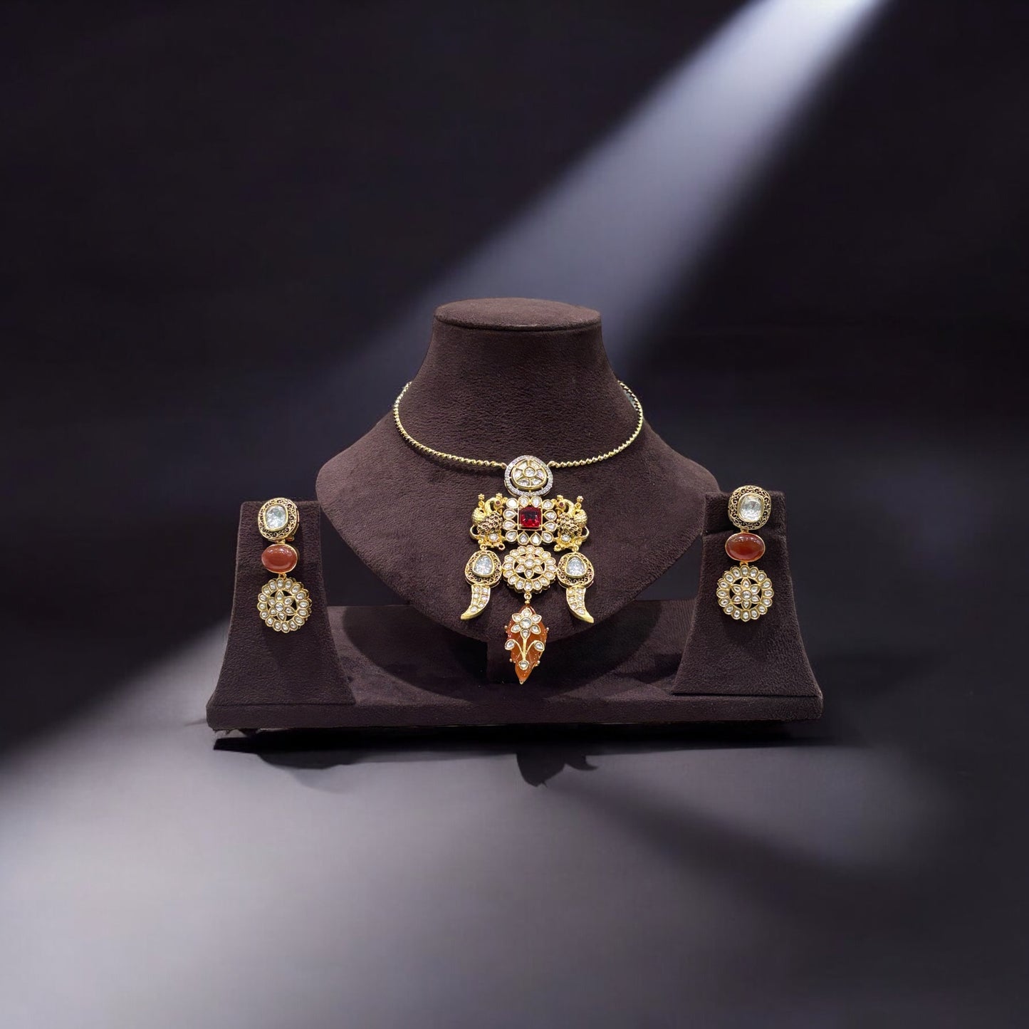 Hanaya Kundan Hasli Set