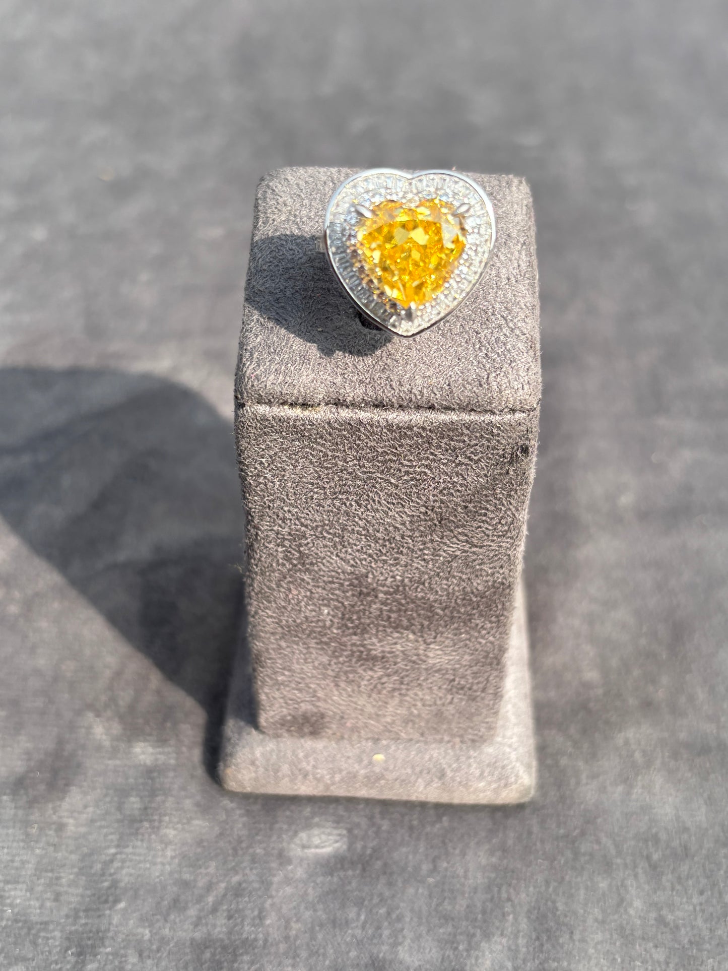 Pure Silver Heart Ring