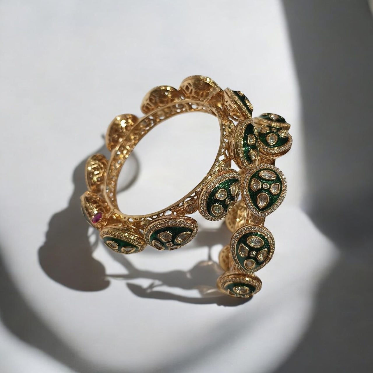 Gandhari Polki Bangle