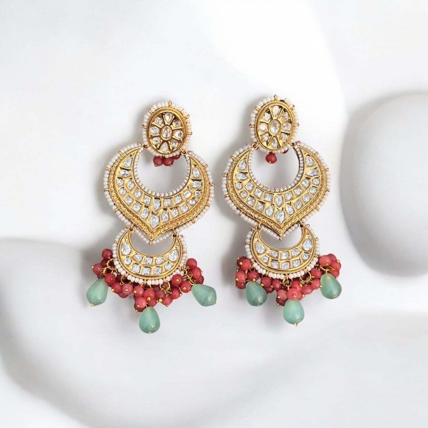 Rubina Kundan Earrings