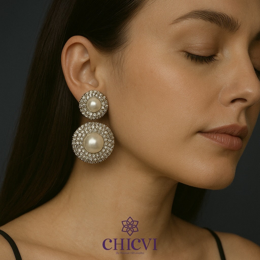 Shyla Double Round Earrings