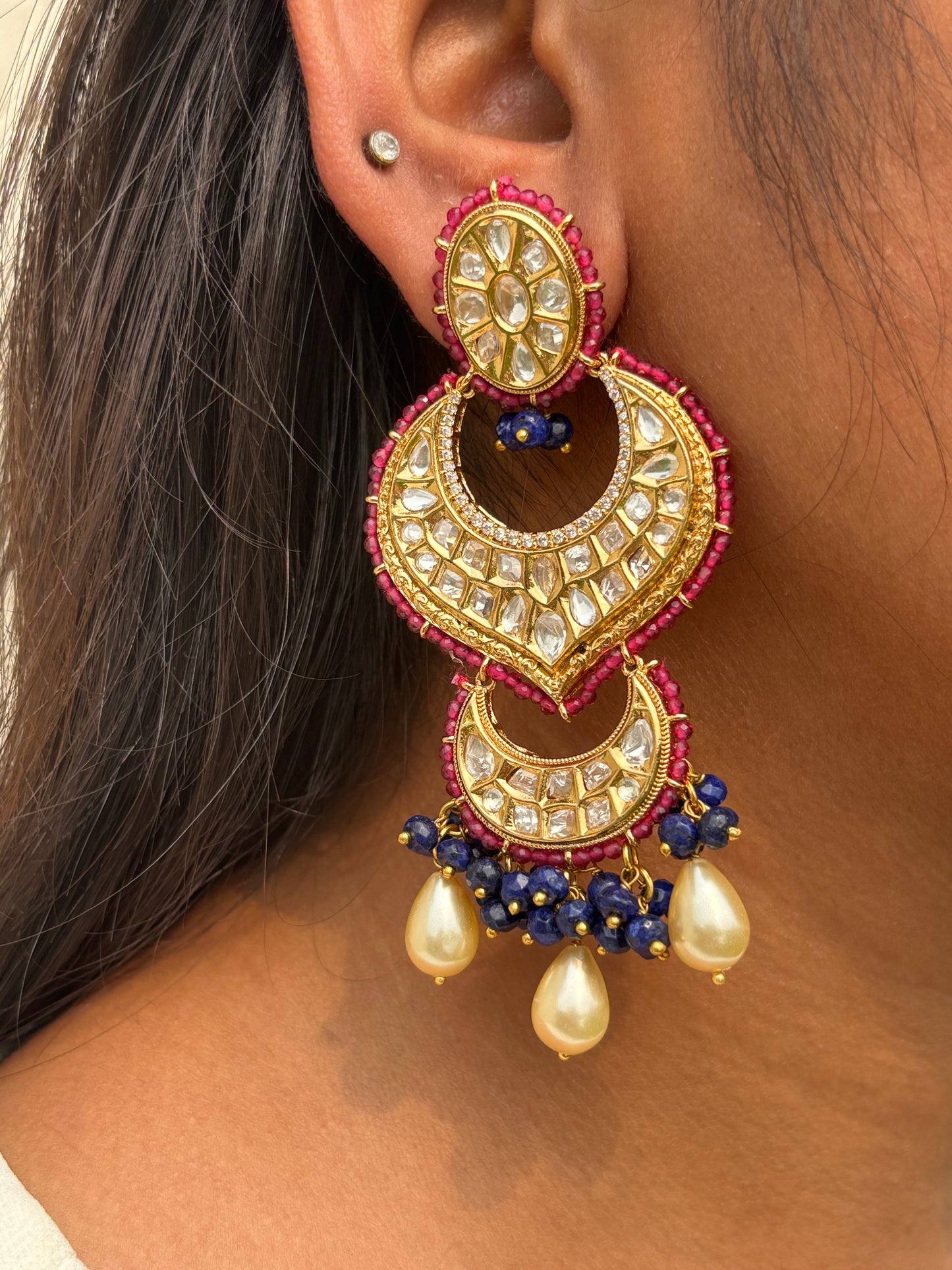 Rubina Kundan Earrings