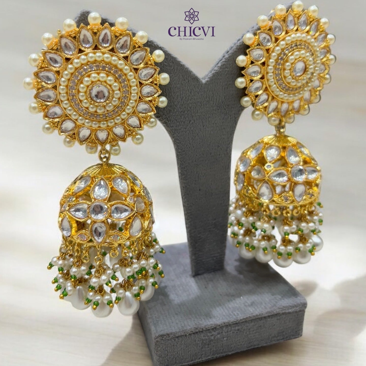 Gauri Pearl Jhumka