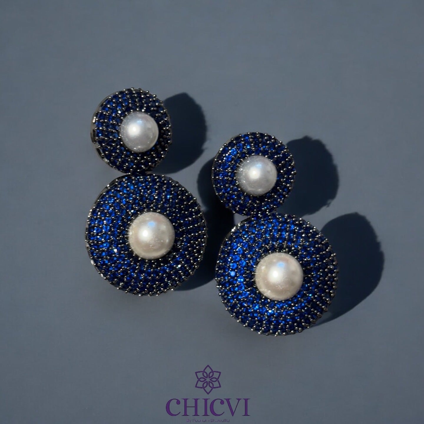 Shyla Double Round Earrings