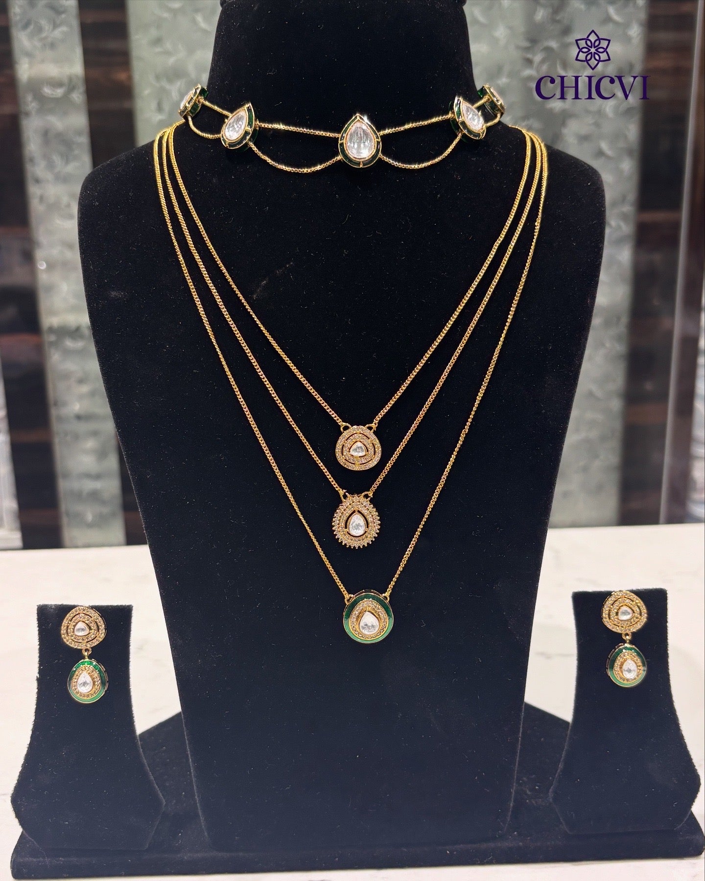 Vinaya Polki Necklace