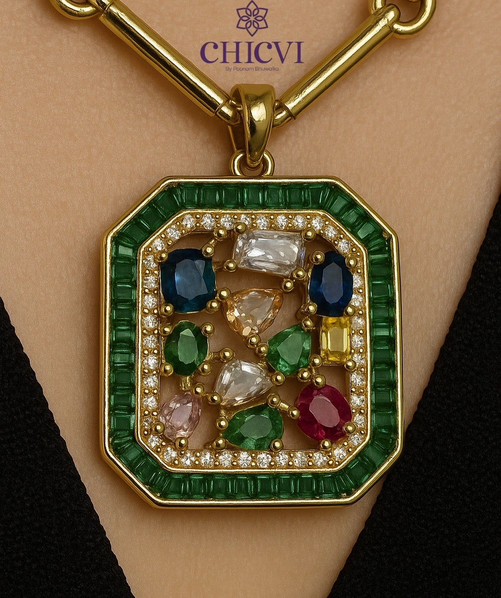 Rangriti Pendant Set