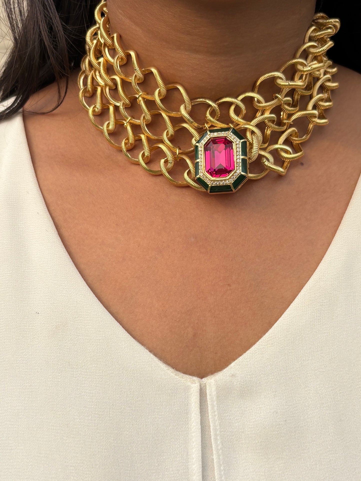 Niharika Swarovski Choker