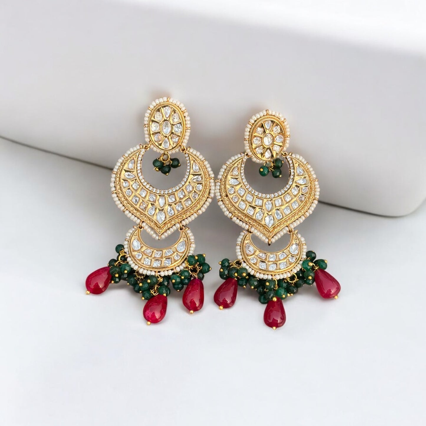 Rubina Kundan Earrings