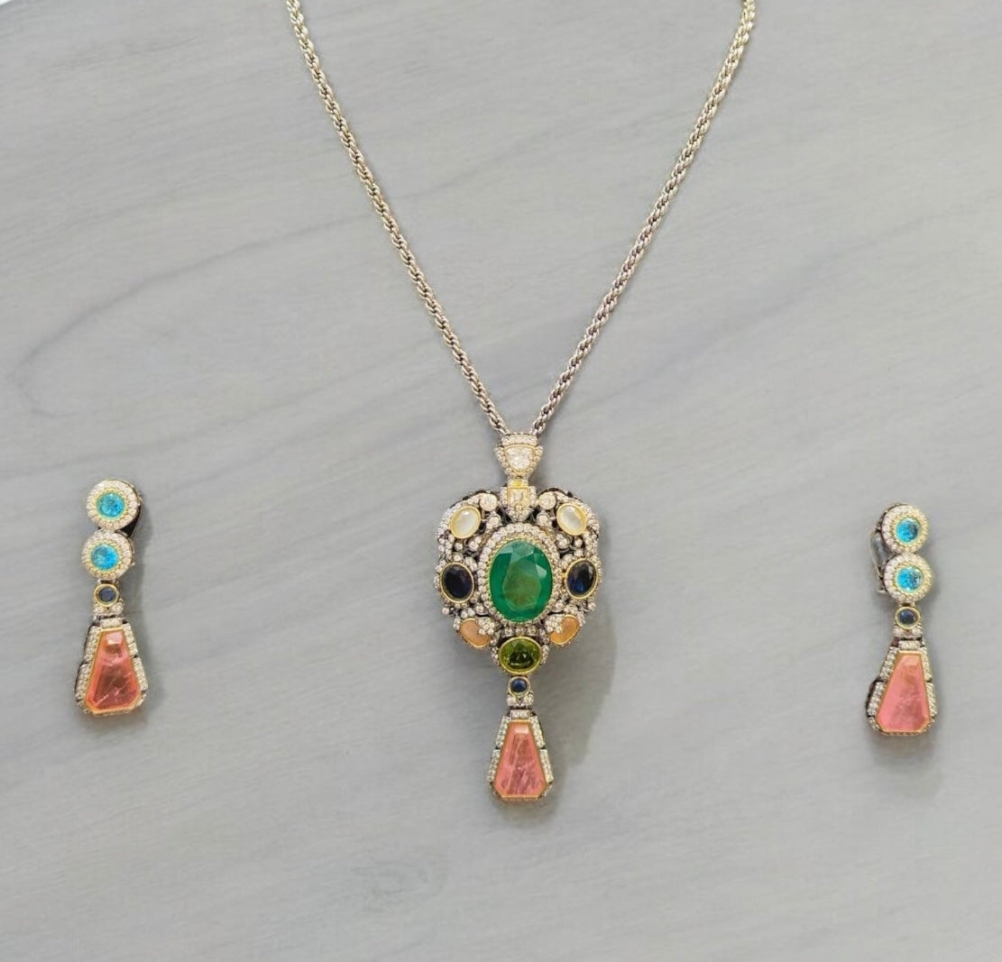 Lavanya Multi Stone Set