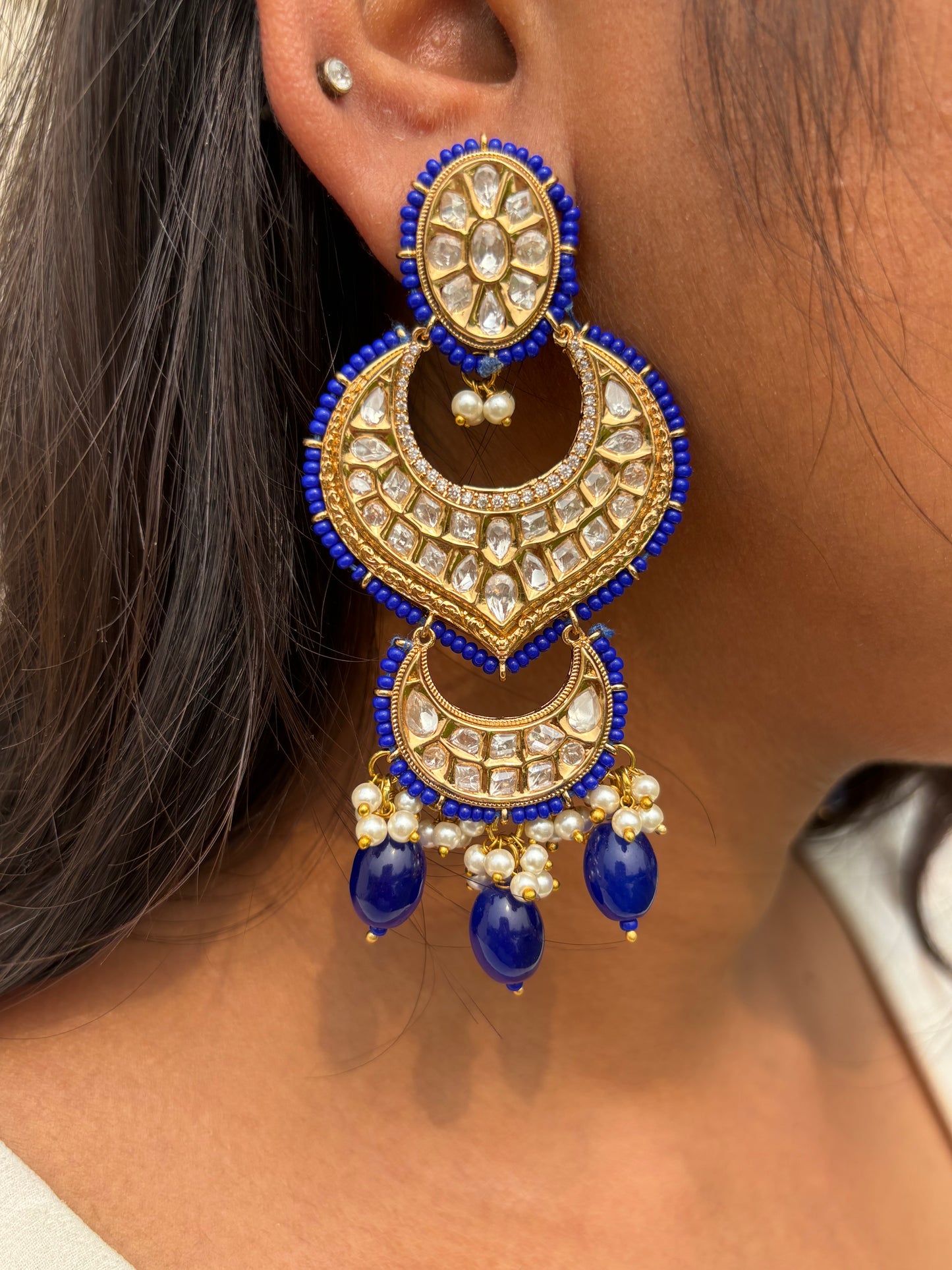 Rubina Kundan Earrings