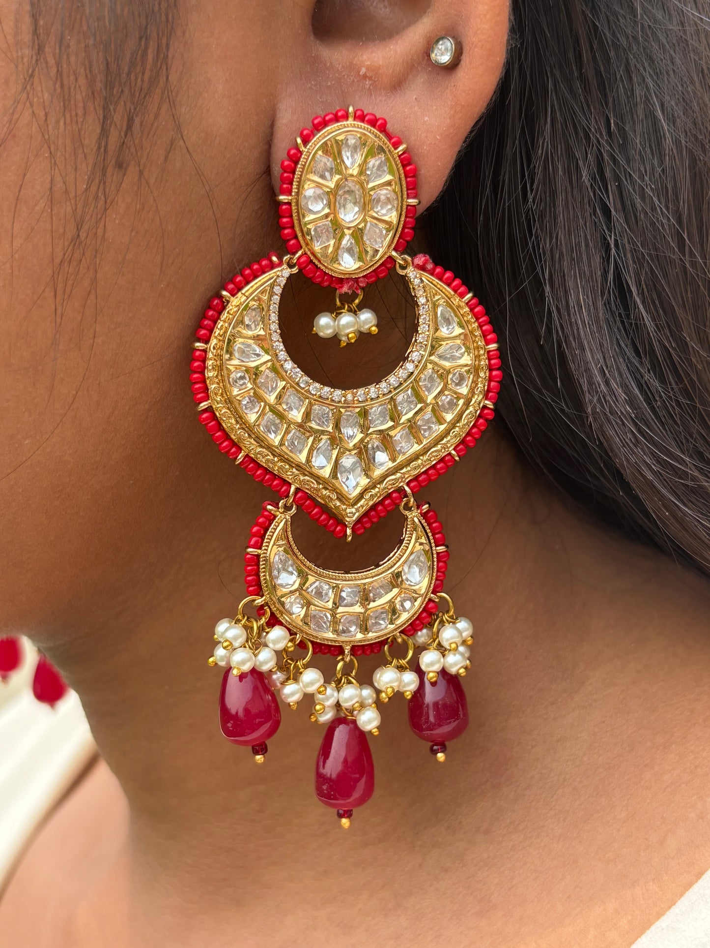 Rubina Kundan Earrings