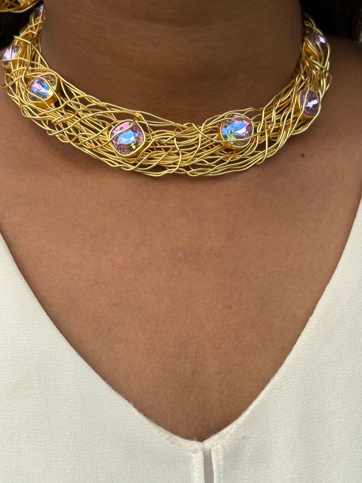 Vanshika Swarovski Choker