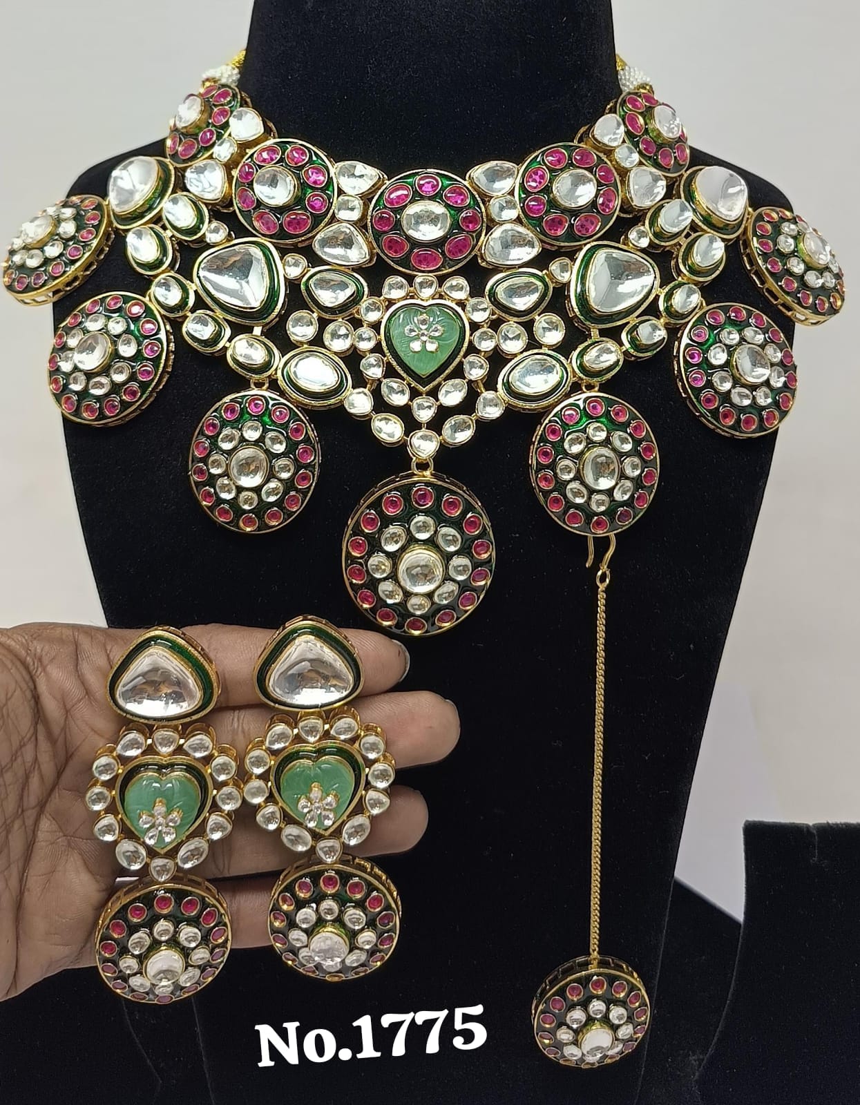 Rukmani polki Necklace