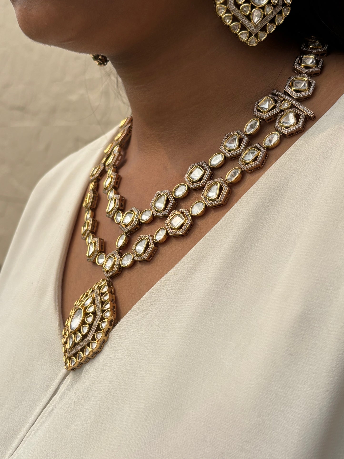 Tripti uncut Polki Necklace