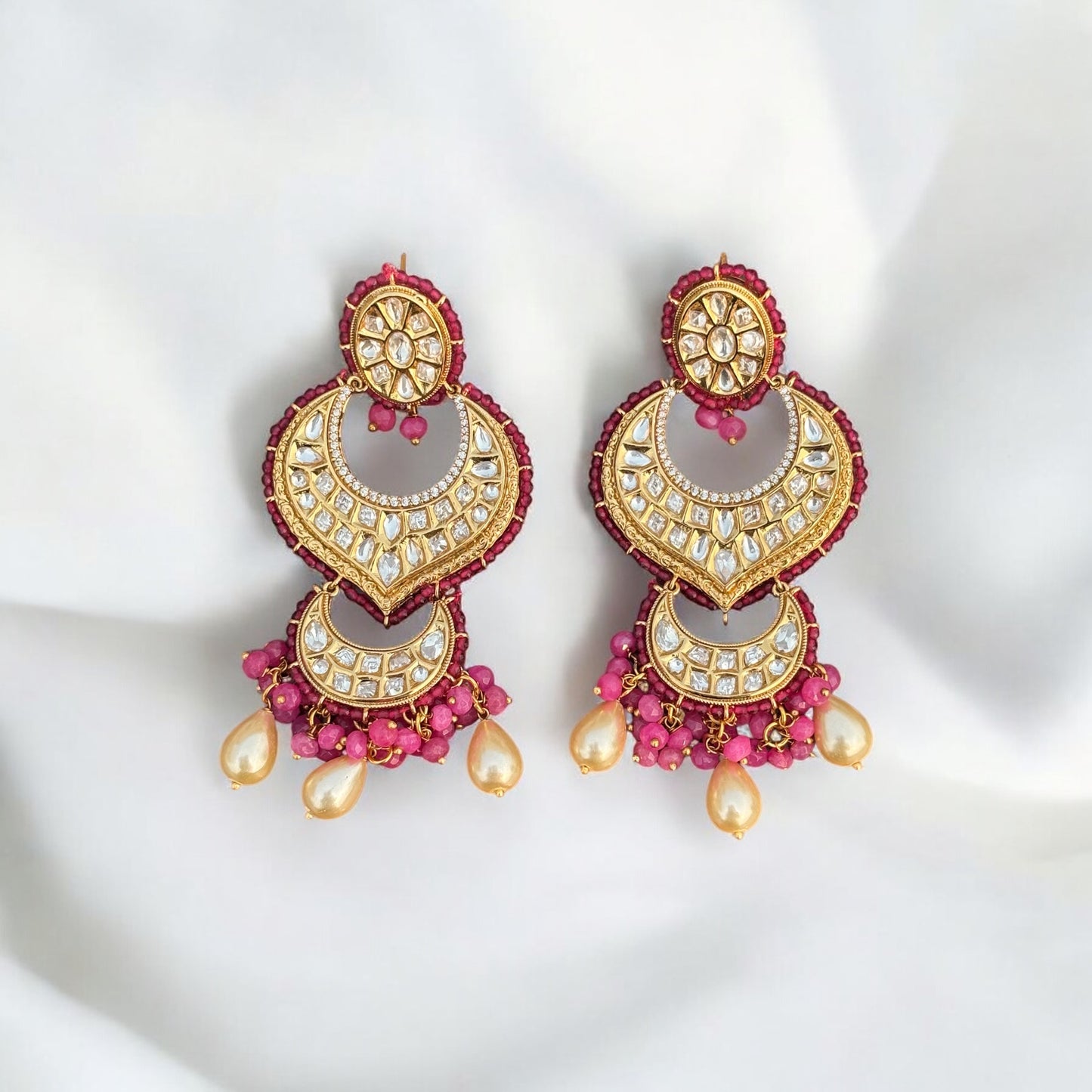 Rubina Kundan Earrings