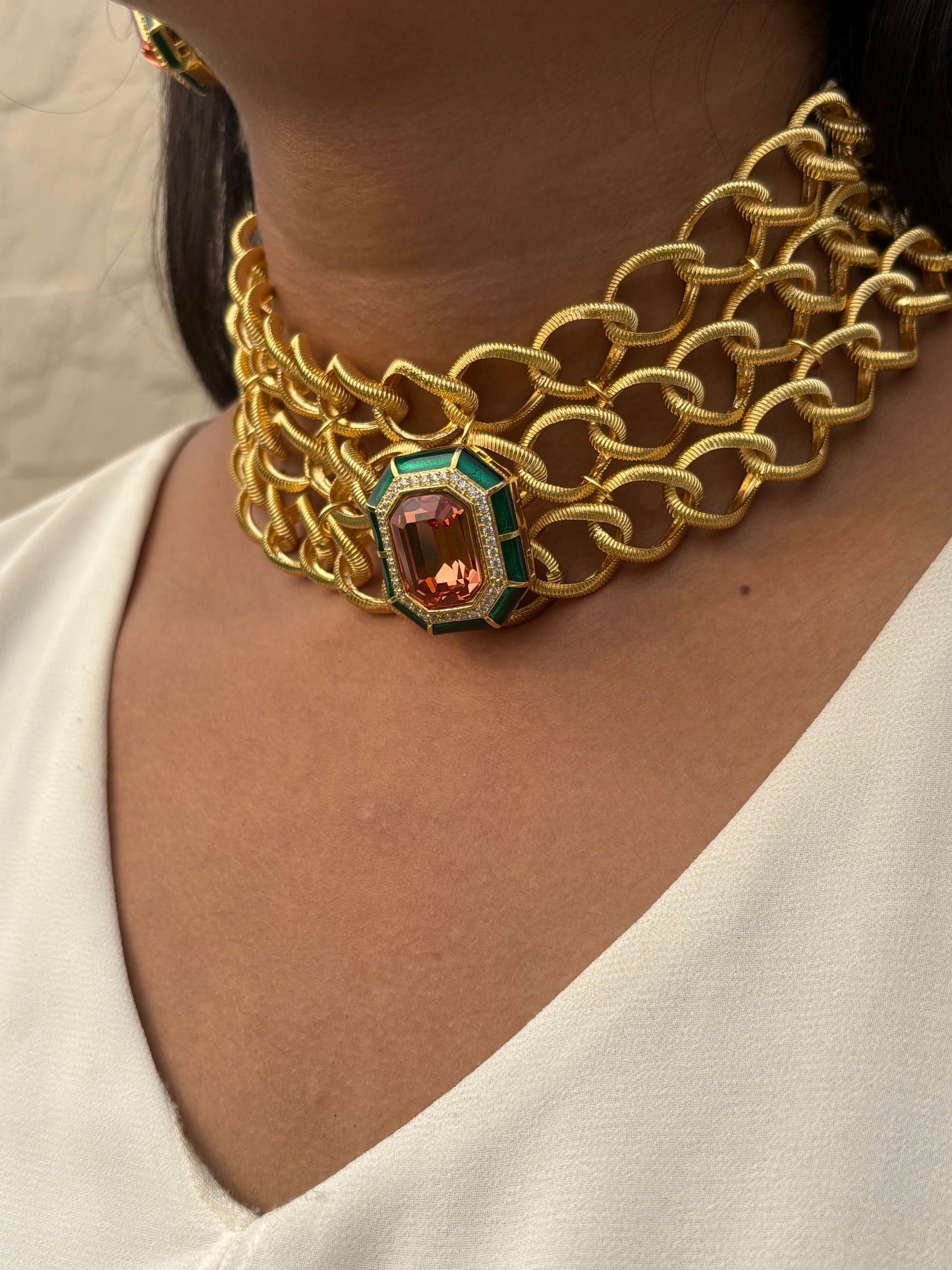 Niharika Swarovski Choker