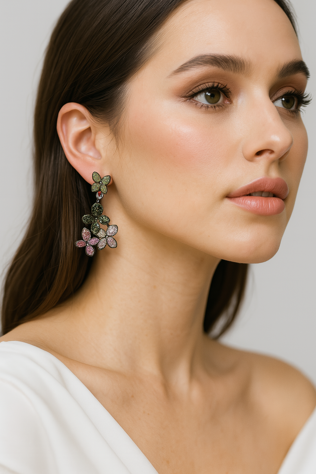 Floral Drop Earrings