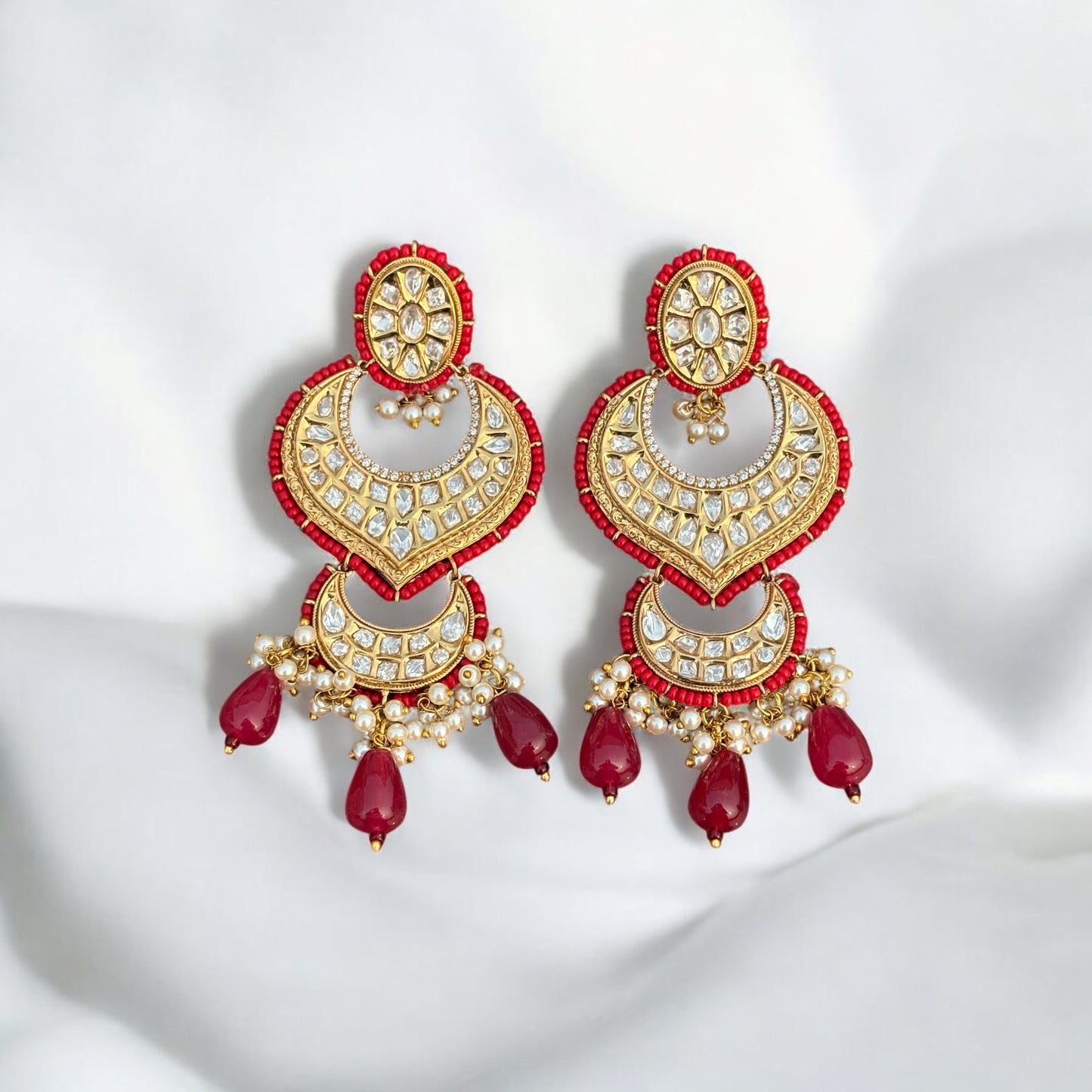 Rubina Kundan Earrings