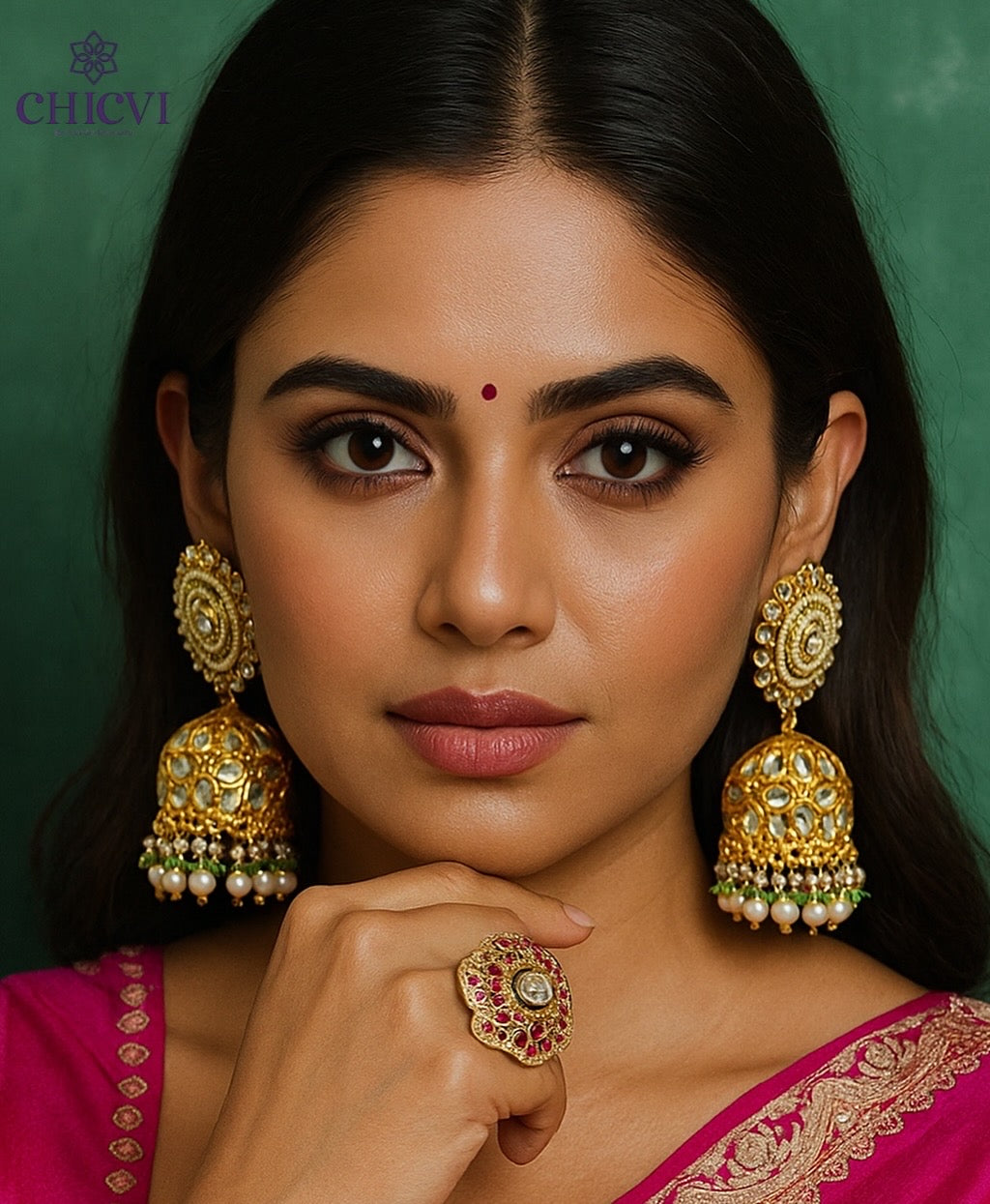 Gauri Pearl Jhumka